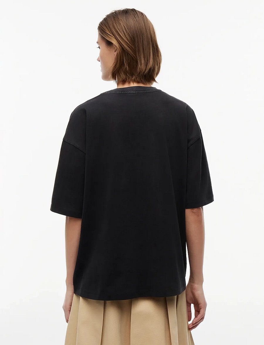Tommy Jeans - TJW OVS TJ BLING GMD TEE - t-shirts - black - 2