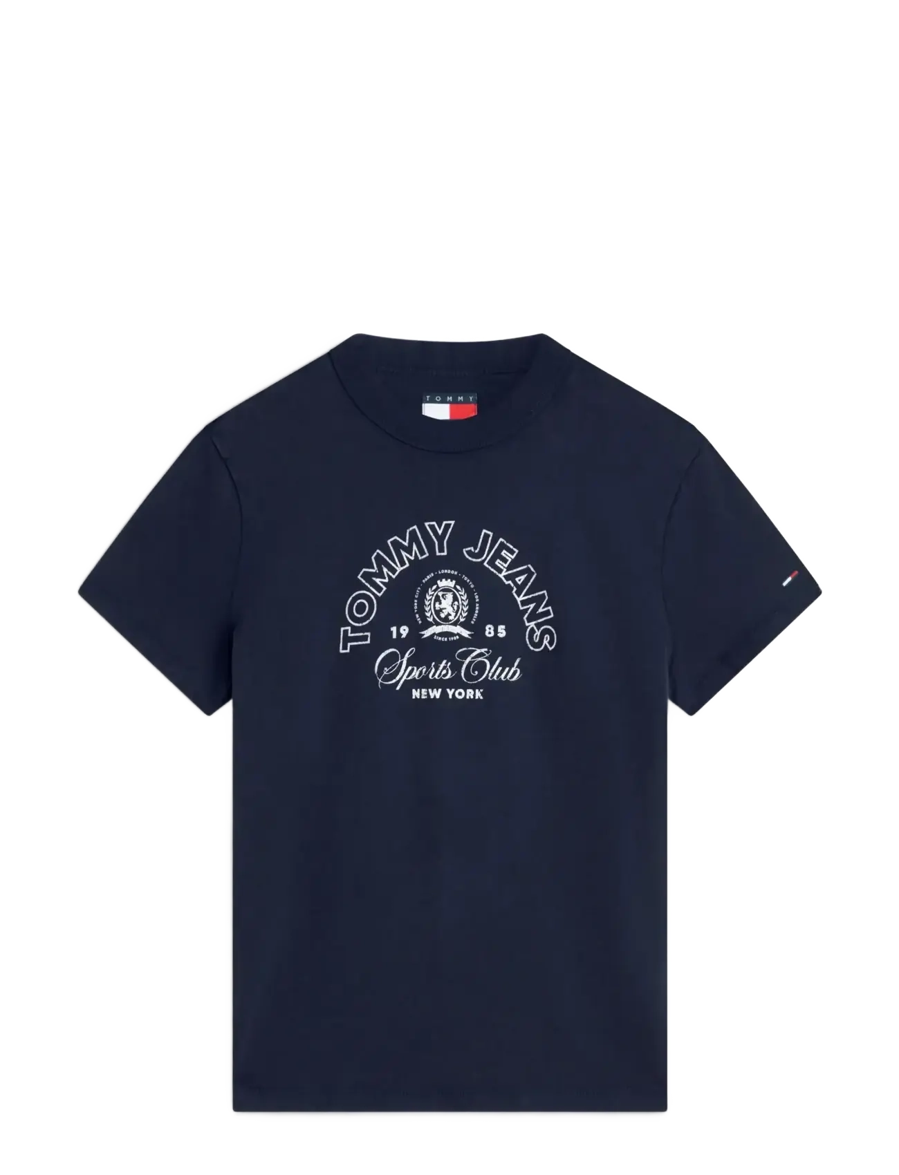 Tommy Jeans TJW REG HERITAGE LOGO SS TEE - Kläder - DARK NIGHT NAVY / navy