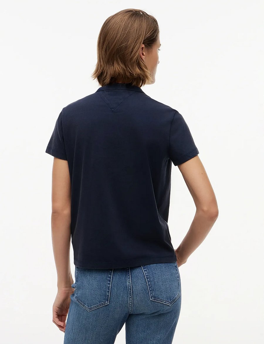 Tommy Jeans - TJW REG HERITAGE LOGO SS TEE - t-shirts - dark night navy - 2