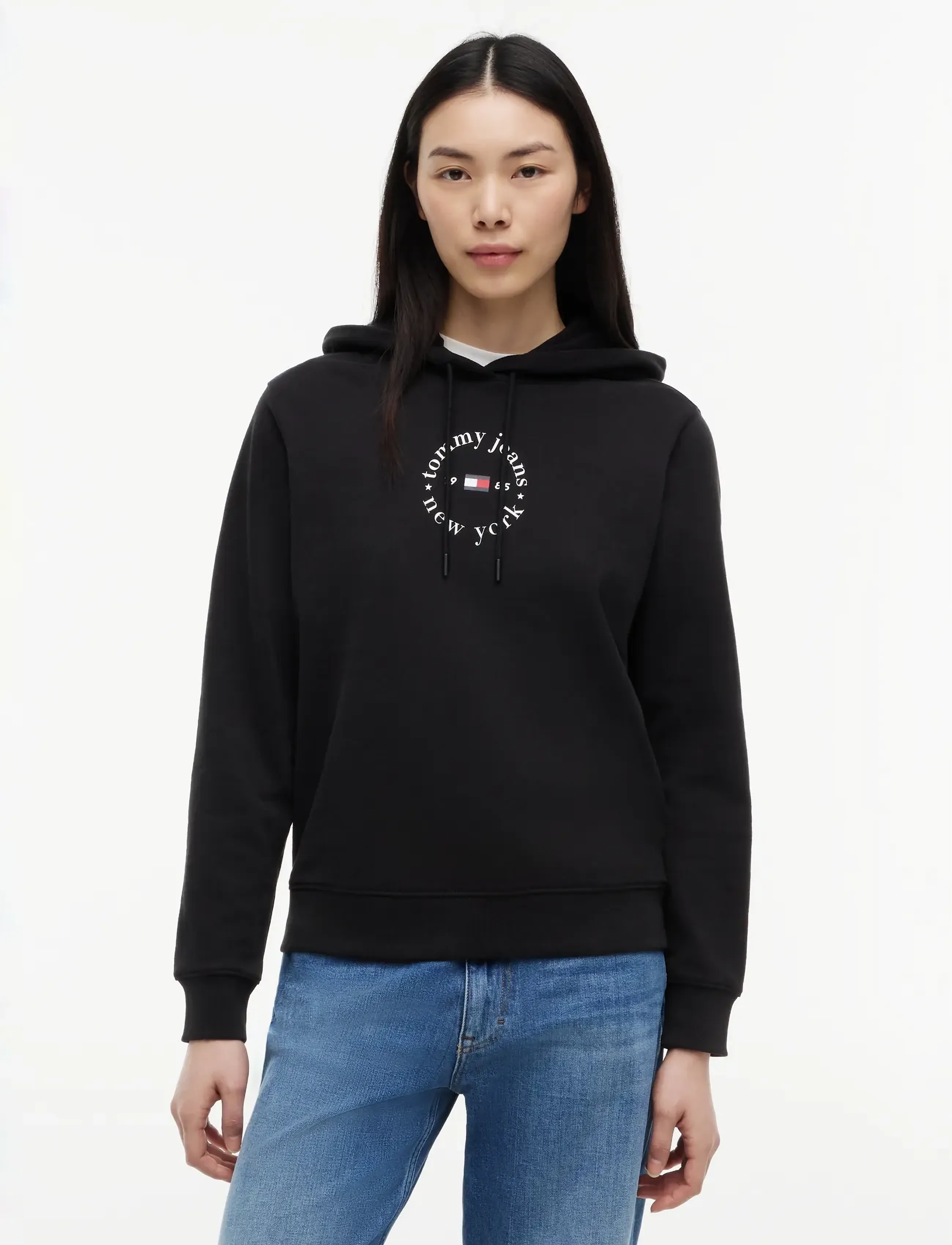 Tommy Jeans - TJW REG ESS LOGO 2 HOODIE EXT - black - 0