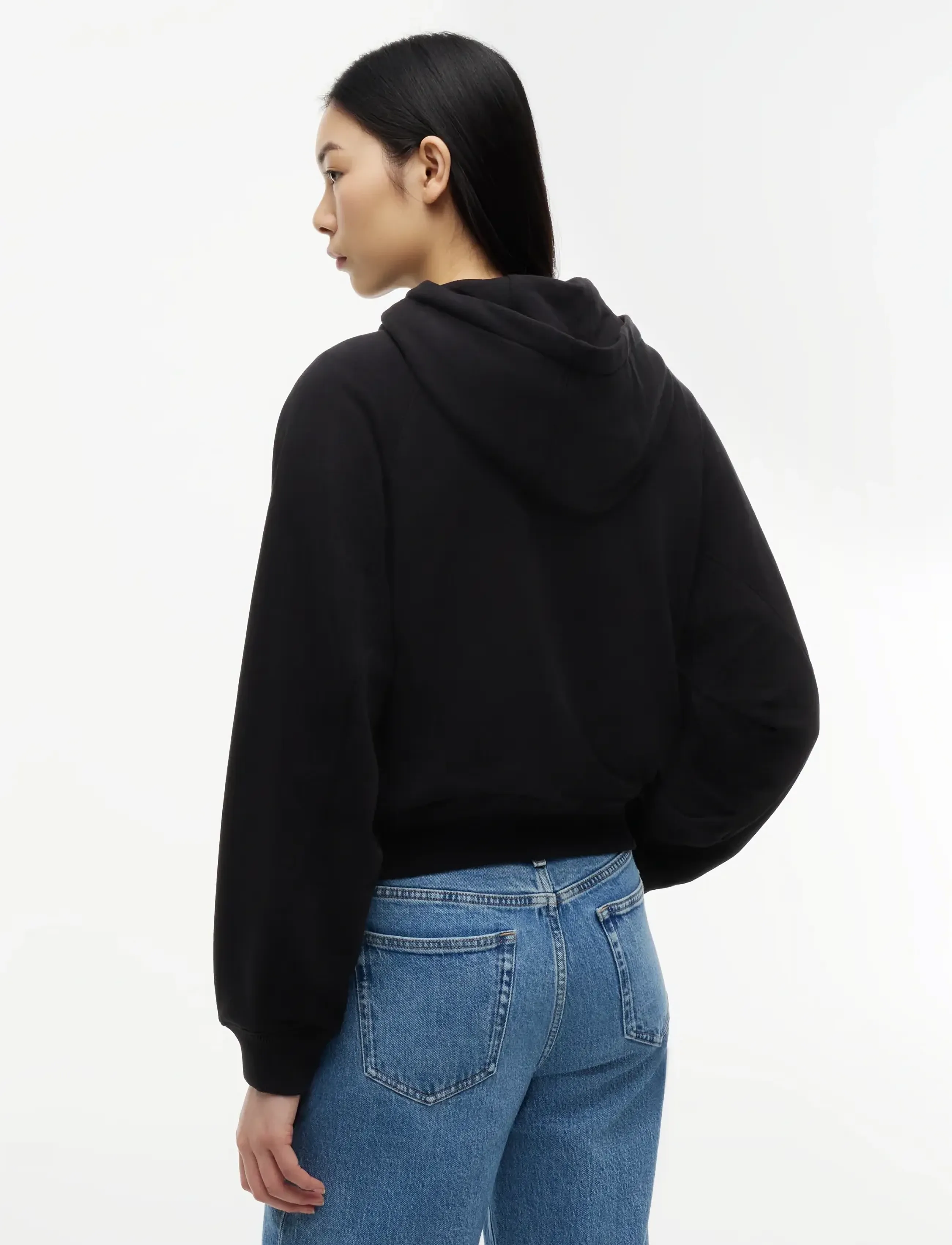 Tommy Jeans - TJW SCRIPT RAGLAN HOODIE - kapuzenpullover - black - 2