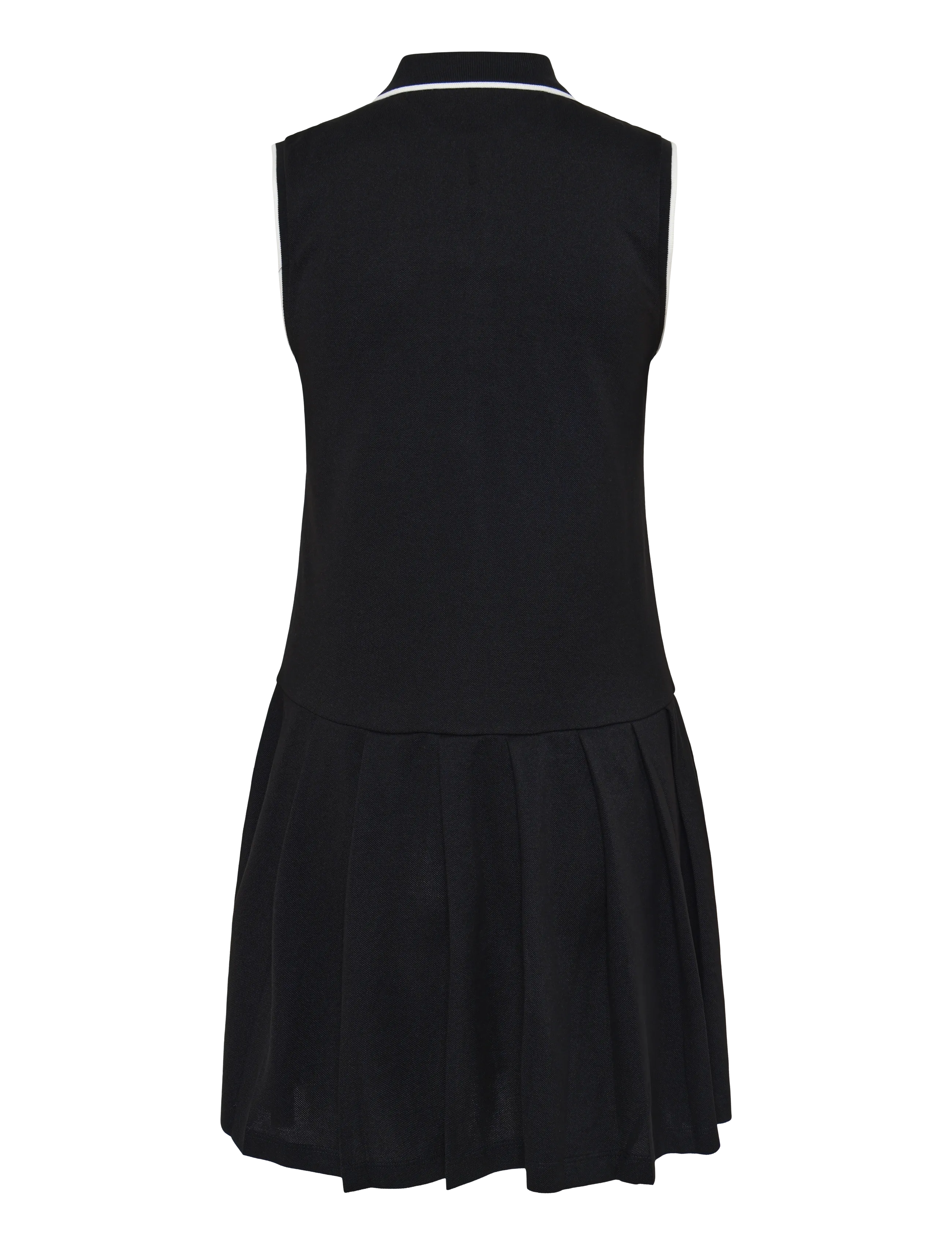 Tommy Jeans - TJW BADGE PLEATED SL PIQUE DRESS - black - 1