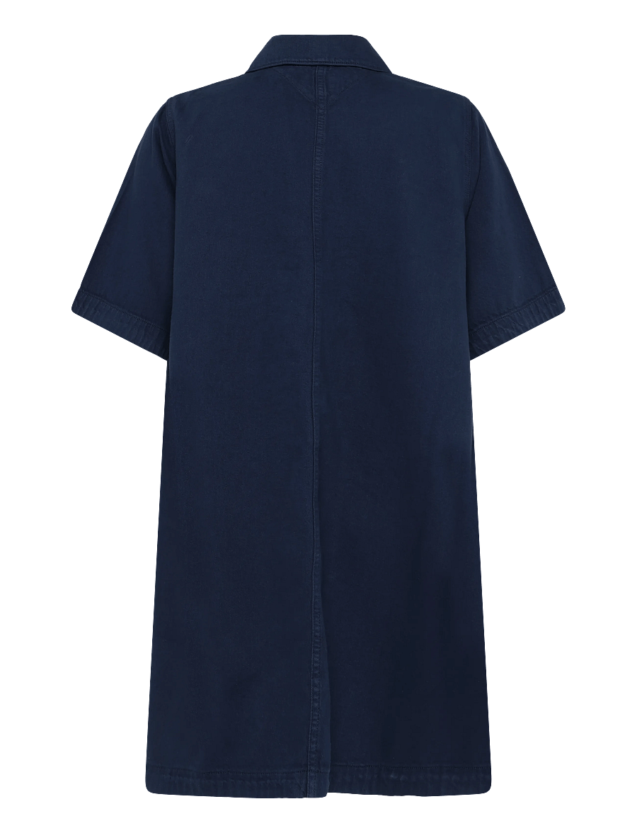 Tommy Jeans - TJW TWILL A-LINE DRESS EXT - skjortekjoler - denim medium - 2