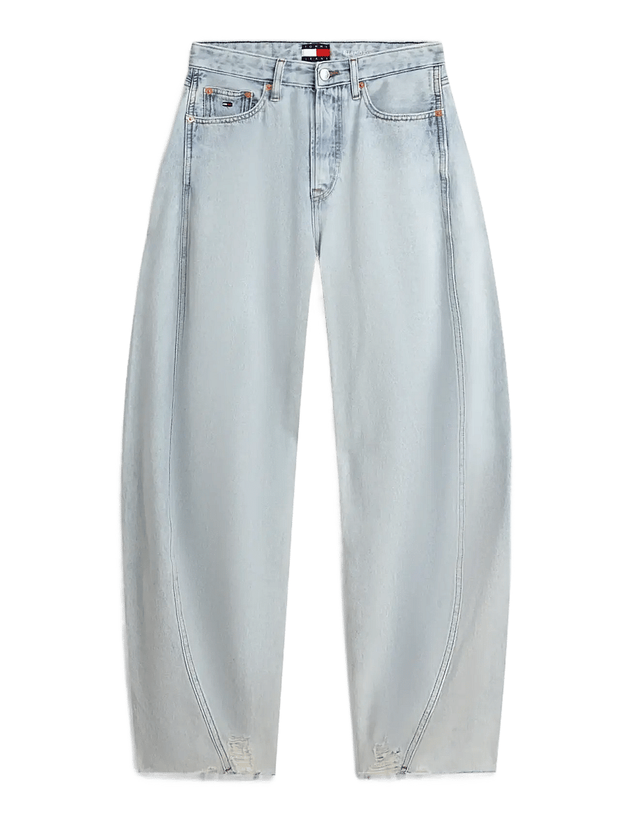 Tommy Jeans - ELLA MID BARREL CROP CBF CJ5010 - barrel jeans - denim light - 1