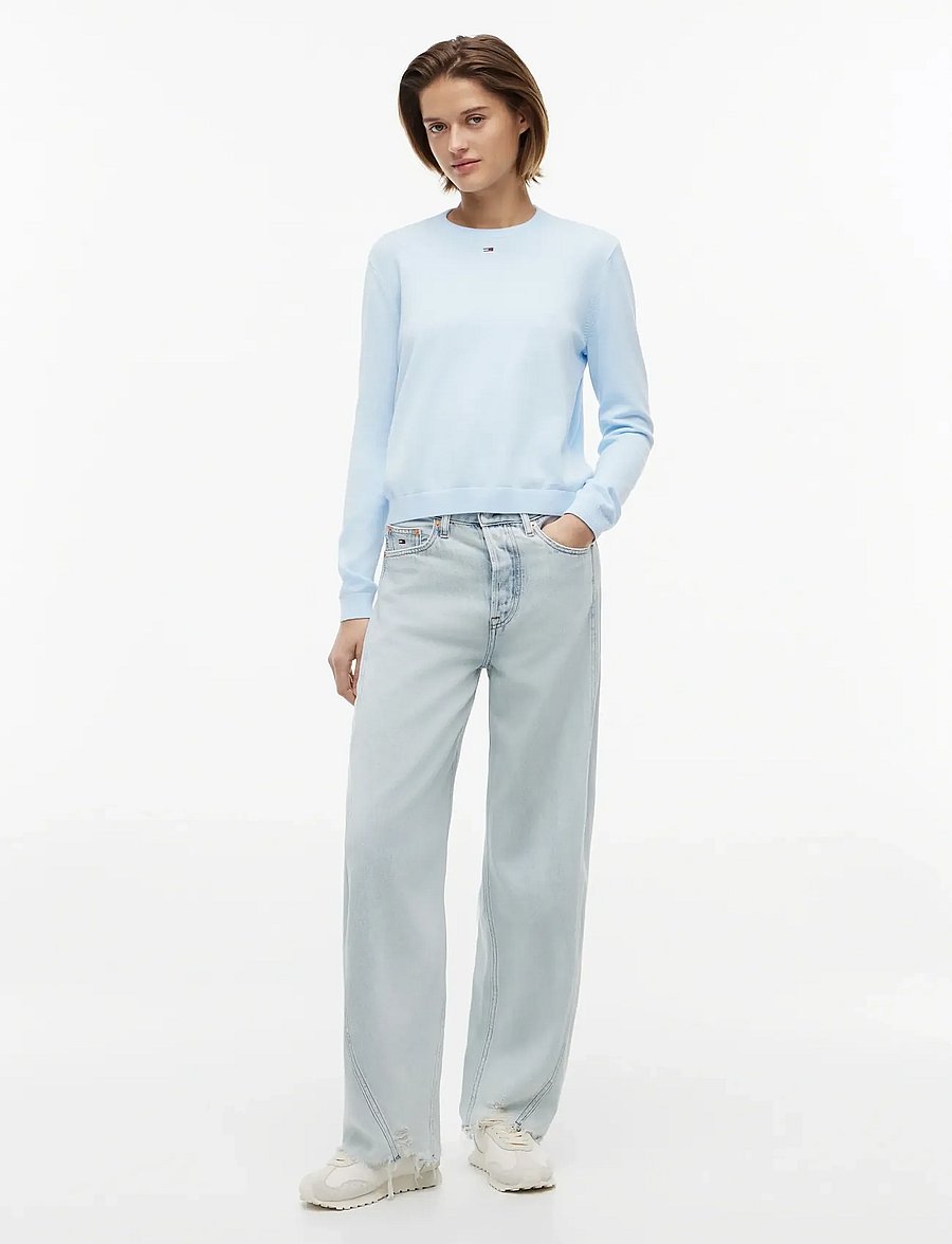 Tommy Jeans - ELLA MID BARREL CROP CBF CJ5010 - barrel jeans - denim light - 3