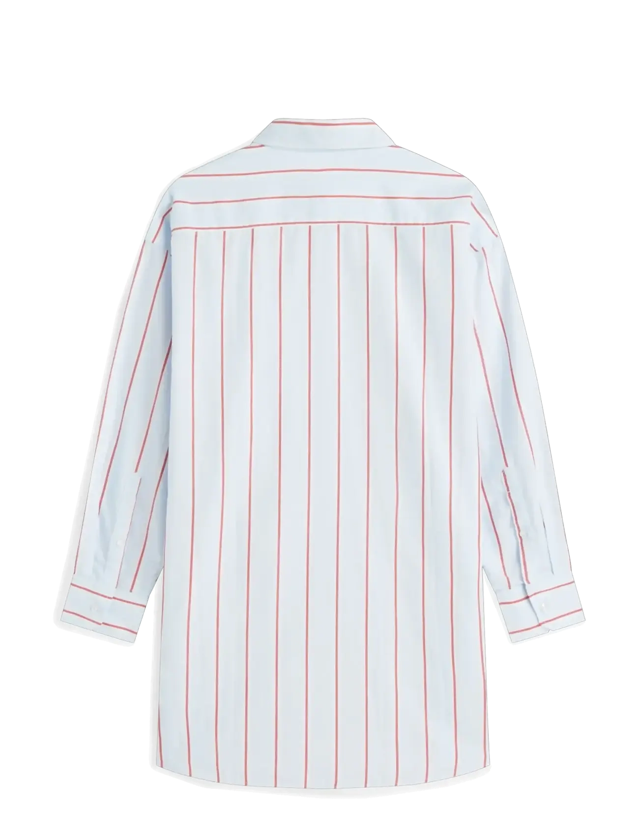 Tommy Jeans - TJW OVS SHIRT DRESS - sukienki koszulowe - kingly blue   multi stripe - 2