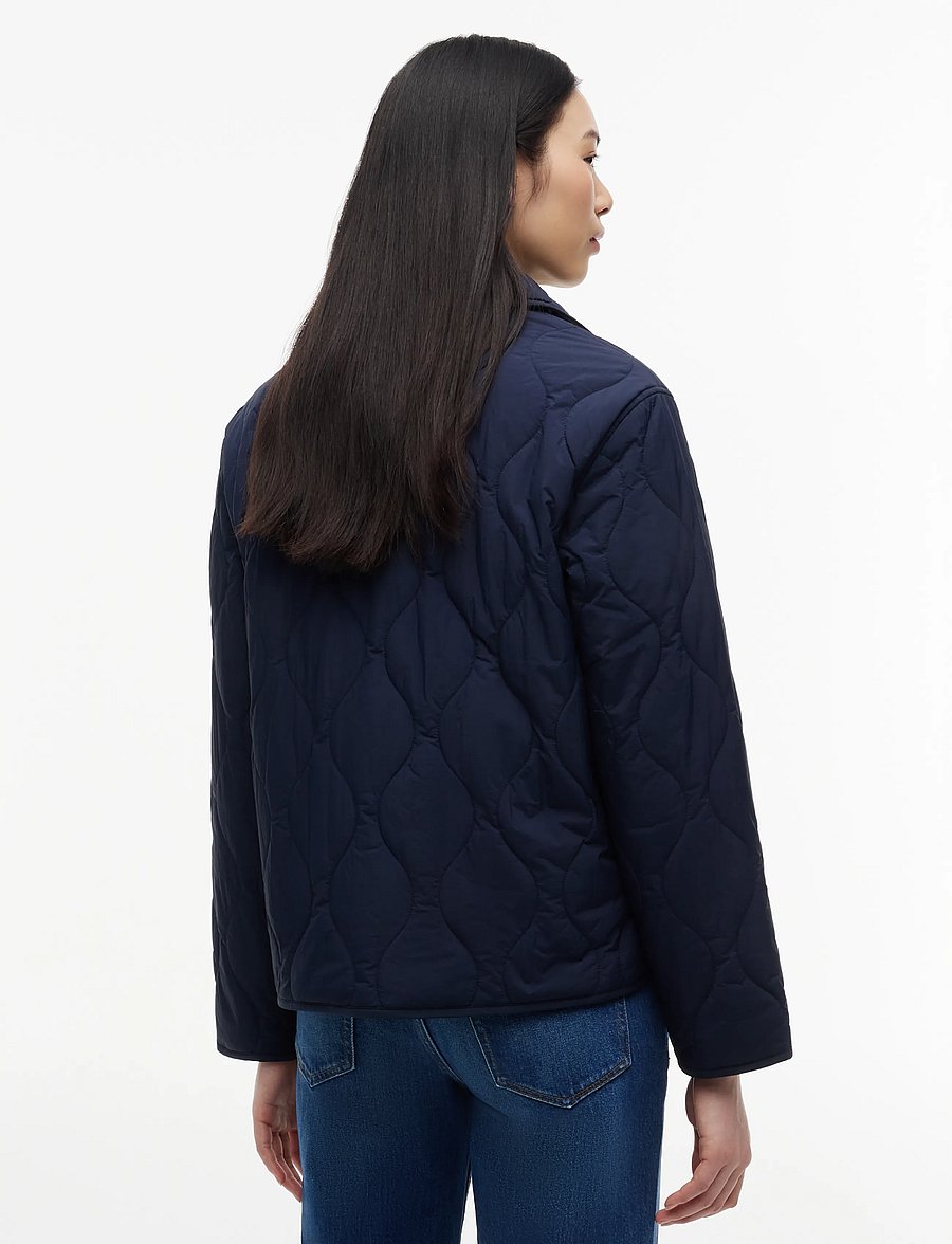 Tommy Jeans - TJW COACH COLLAR QUILTED JACKET - kevadjoped - dark night navy - 2