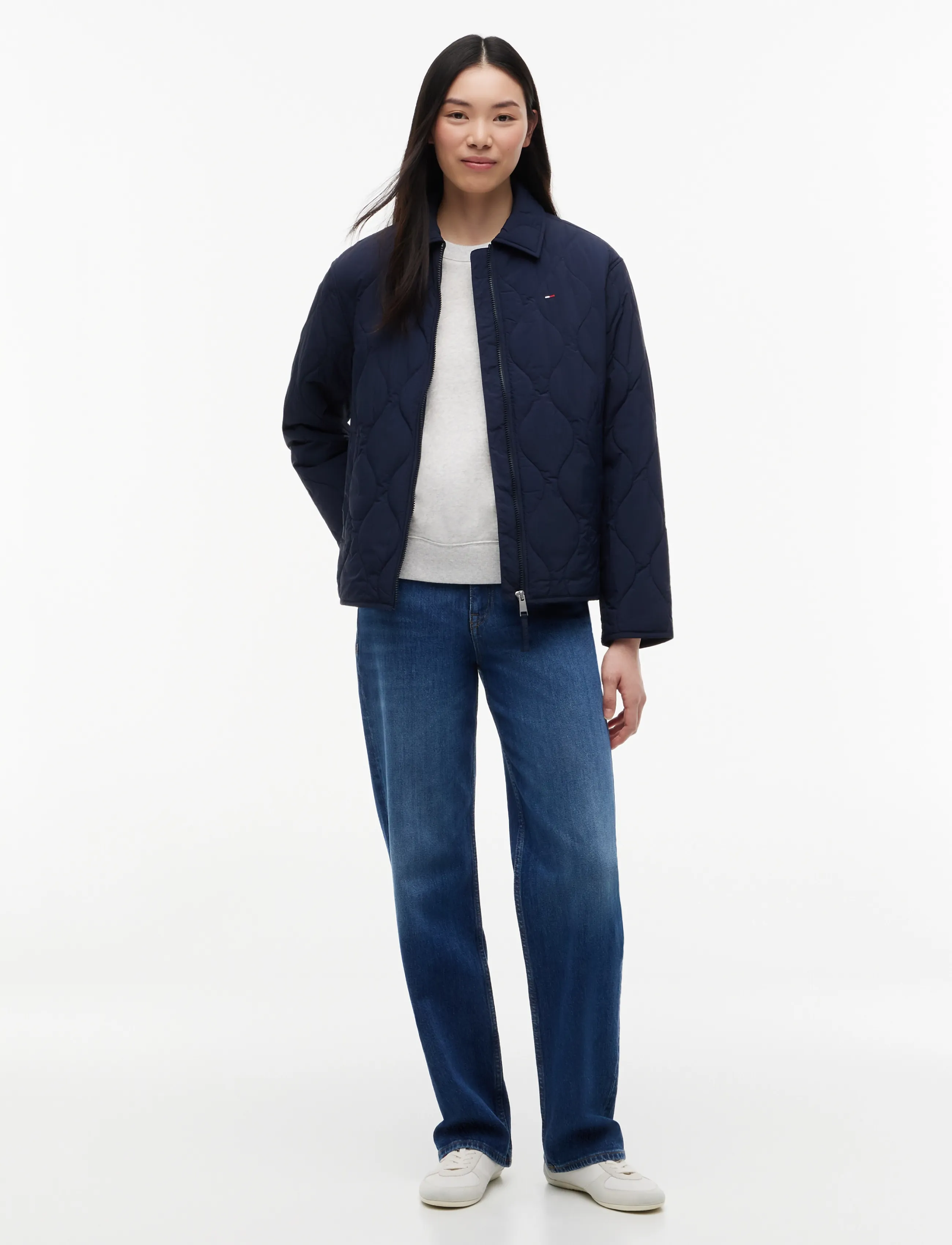Tjw Coach Collar Quilted Jacket 4