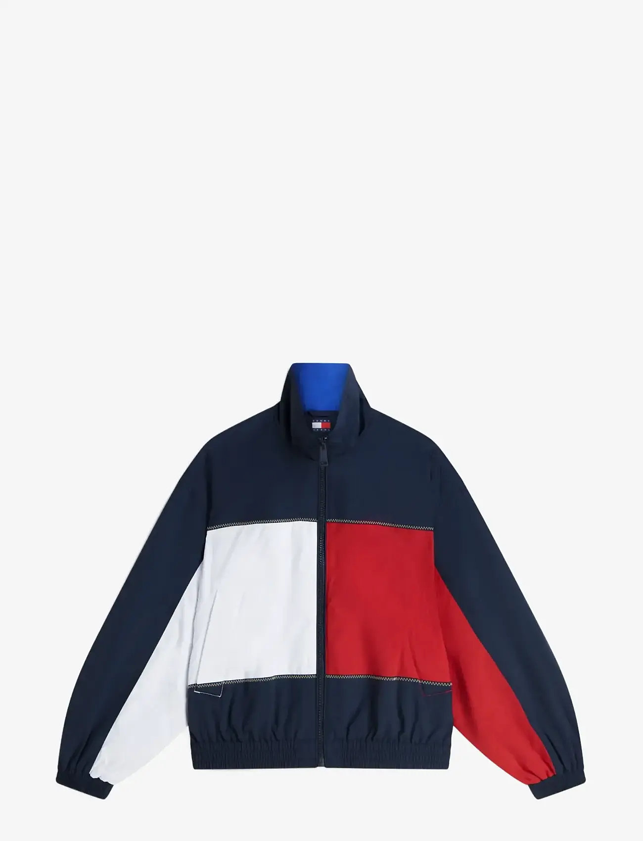 Tommy Jeans - TJW FLAG HIGH NECK JACKET - forårsjakker - dark night navy - 1