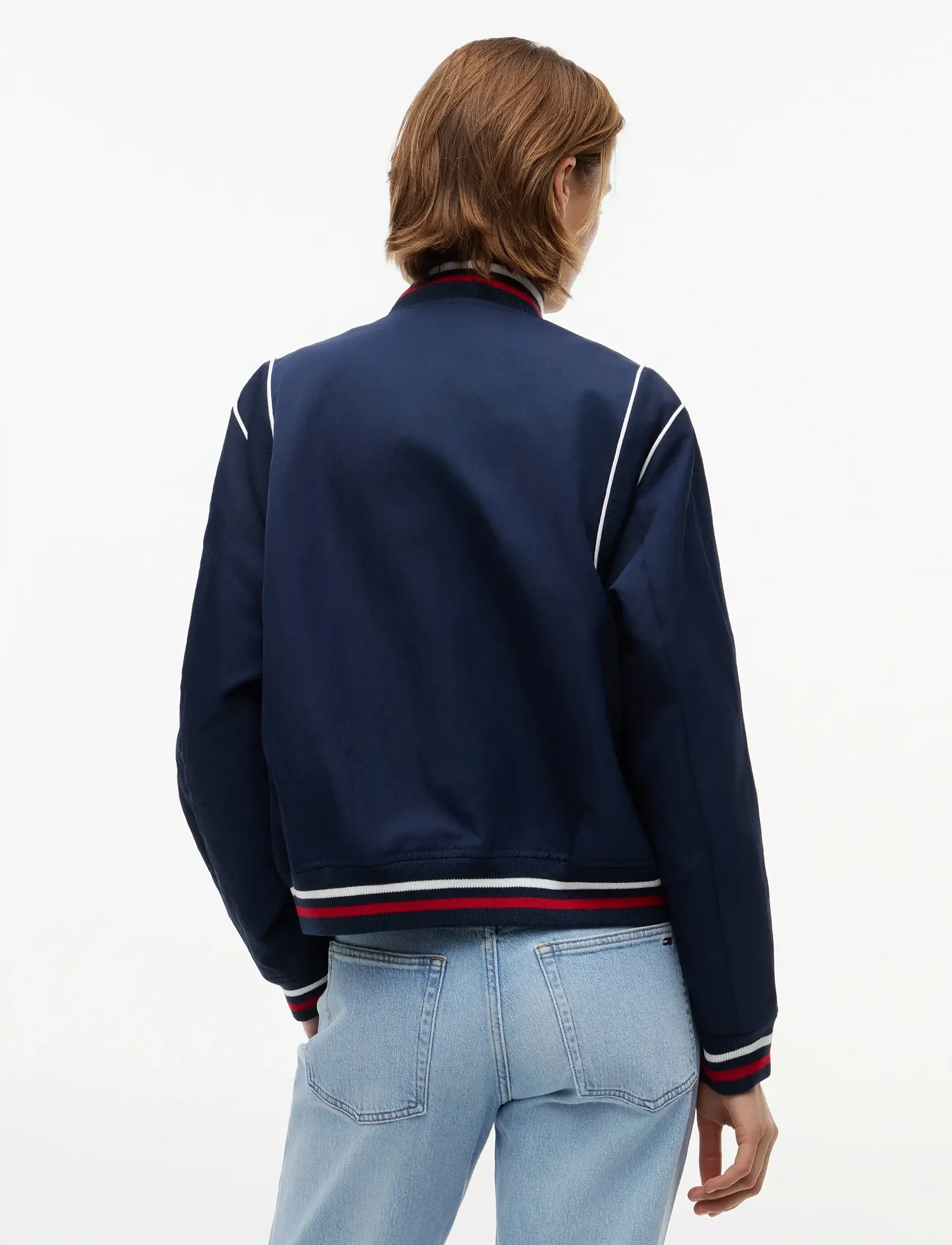 Tommy Jeans - TJW CREST VARSITY JACKET - forårsjakker - dark night navy - 2