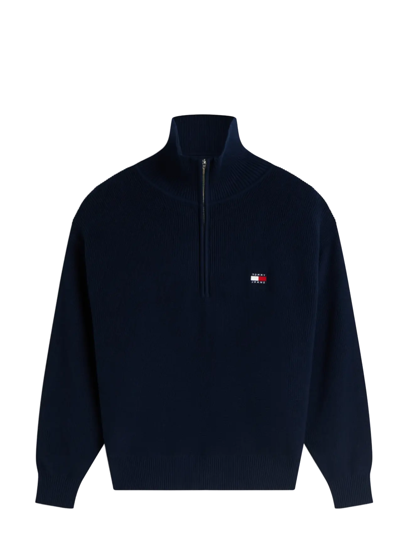 Tommy Jeans TJW QUARTER ZIP SWEATER - Tøj - DARK NIGHT NAVY / navy