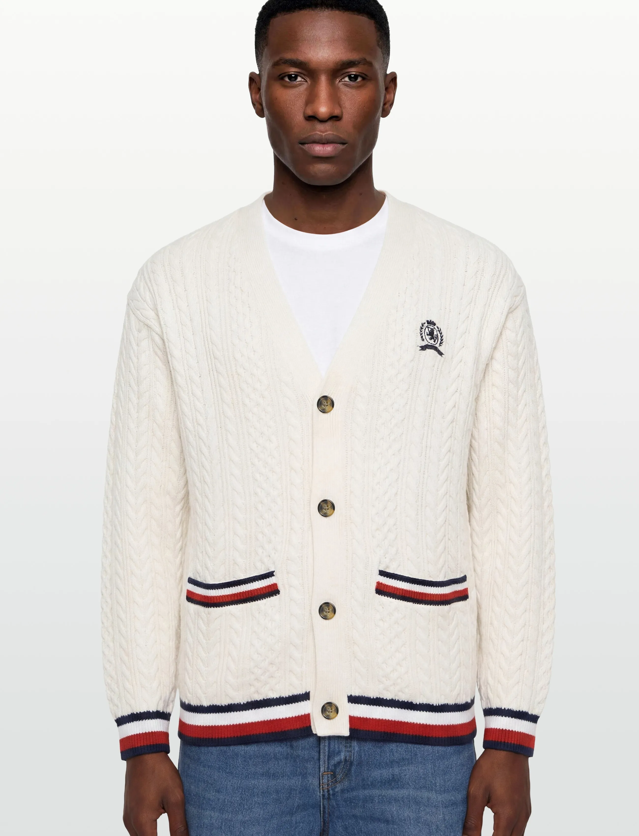 Tjw Rwb Tipping Ovs Cardigan 2
