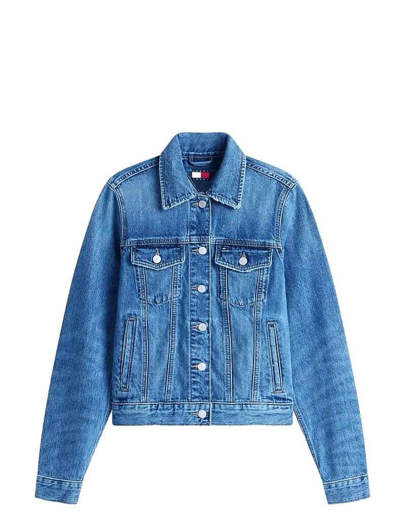 Tommy Jeans - CLASSIC TRUCKER EXT BJ8038 - vårjackor - denim medium - 1