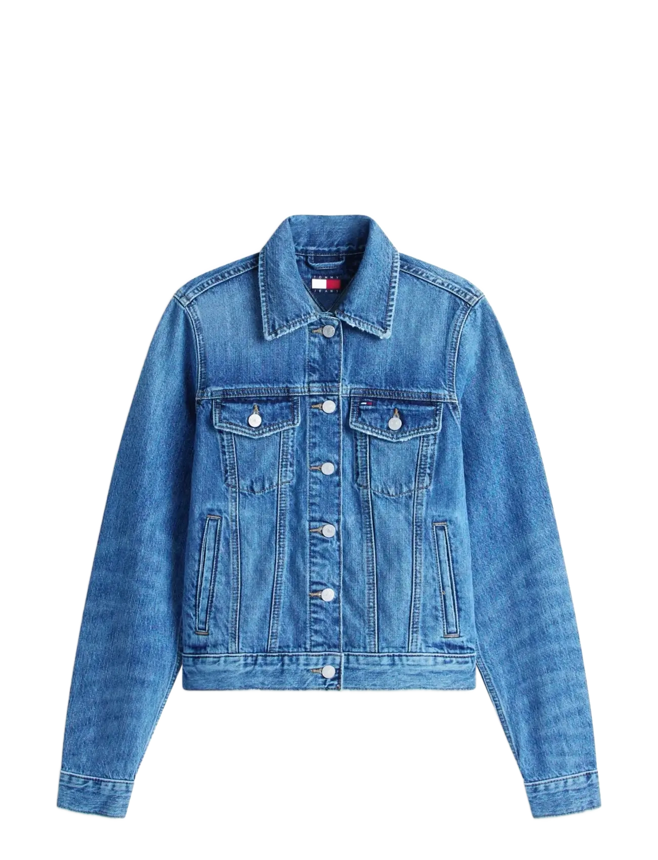 Tommy Jeans CLASSIC TRUCKER EXT BJ8038 - Jakker & Frakker - DENIM MEDIUM / blue