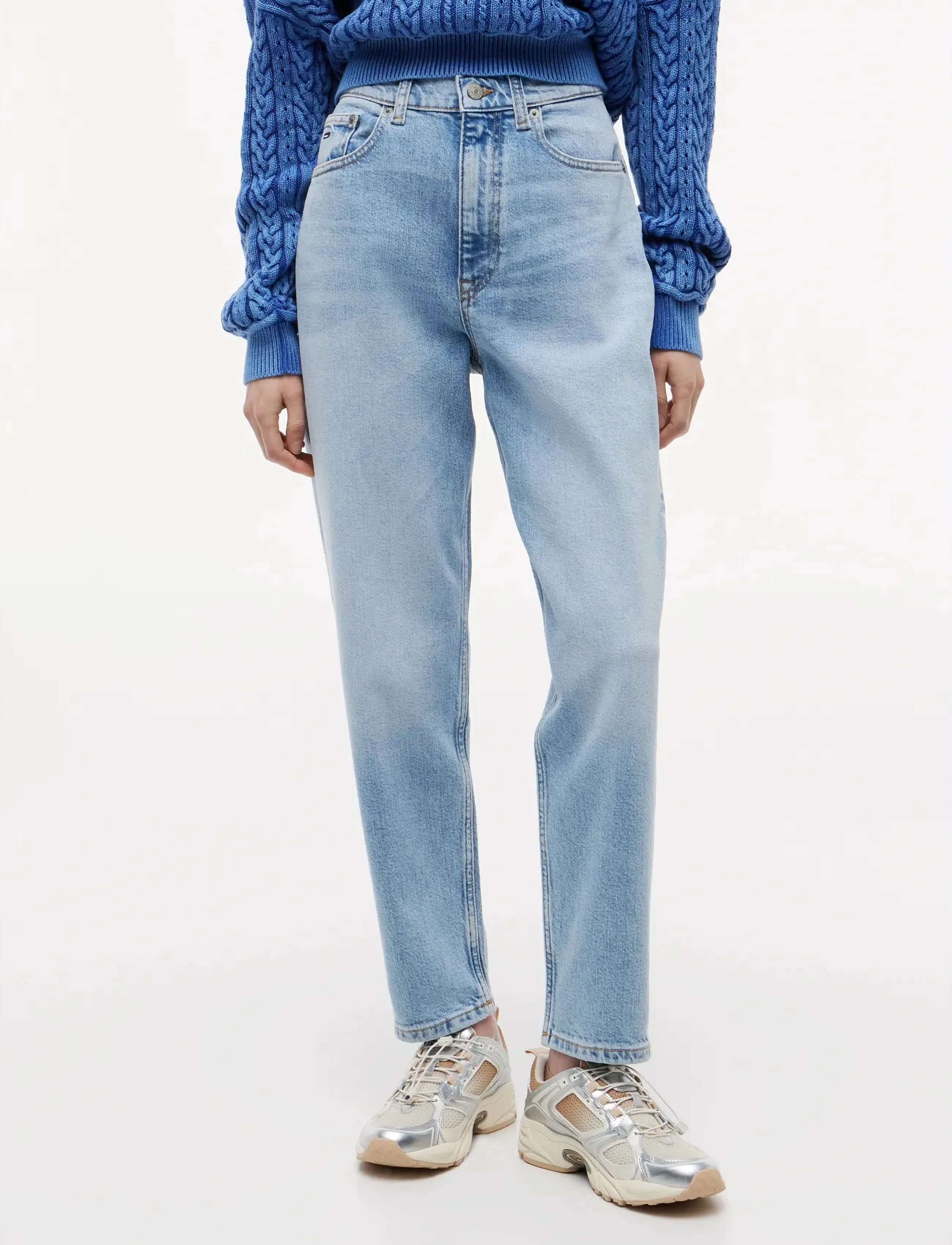 Tommy Jeans Mom Jean Uh Tpr Bi0112, 30 x 30, Blue, Jeans > Mor-Jeans, Dame
