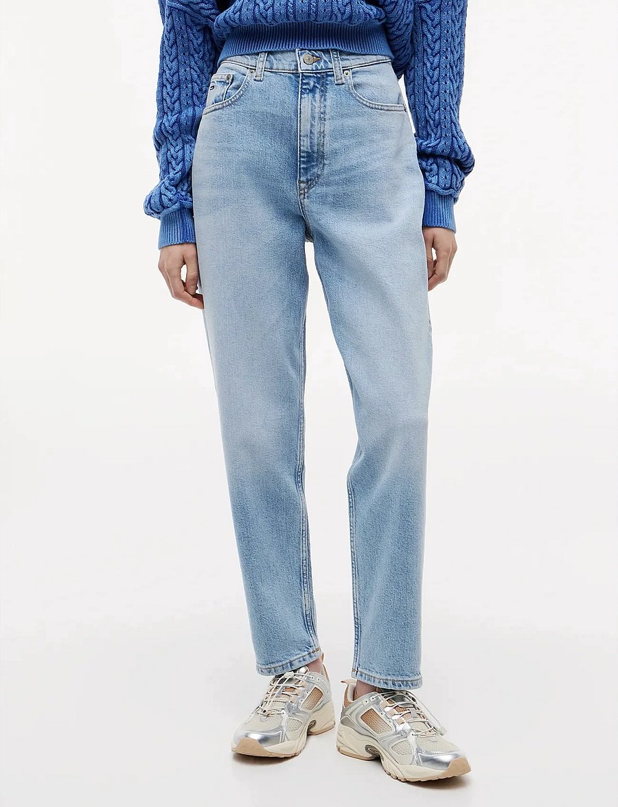 Tommy Jeans - MOM JEAN UH TPR BI0112 - regular jeans - denim light - 0