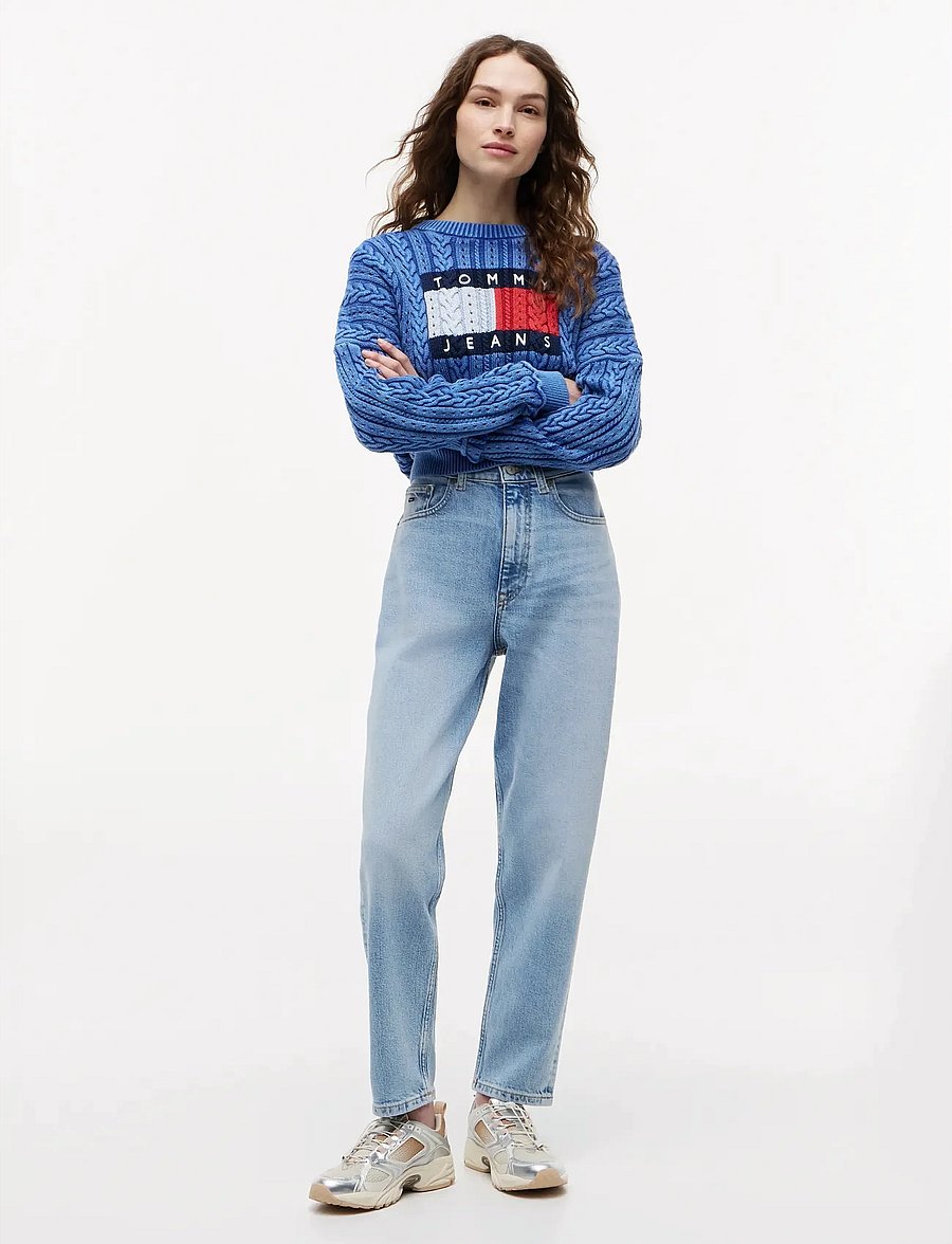Tommy Jeans - MOM JEAN UH TPR BI0112 - regular jeans - denim light - 3