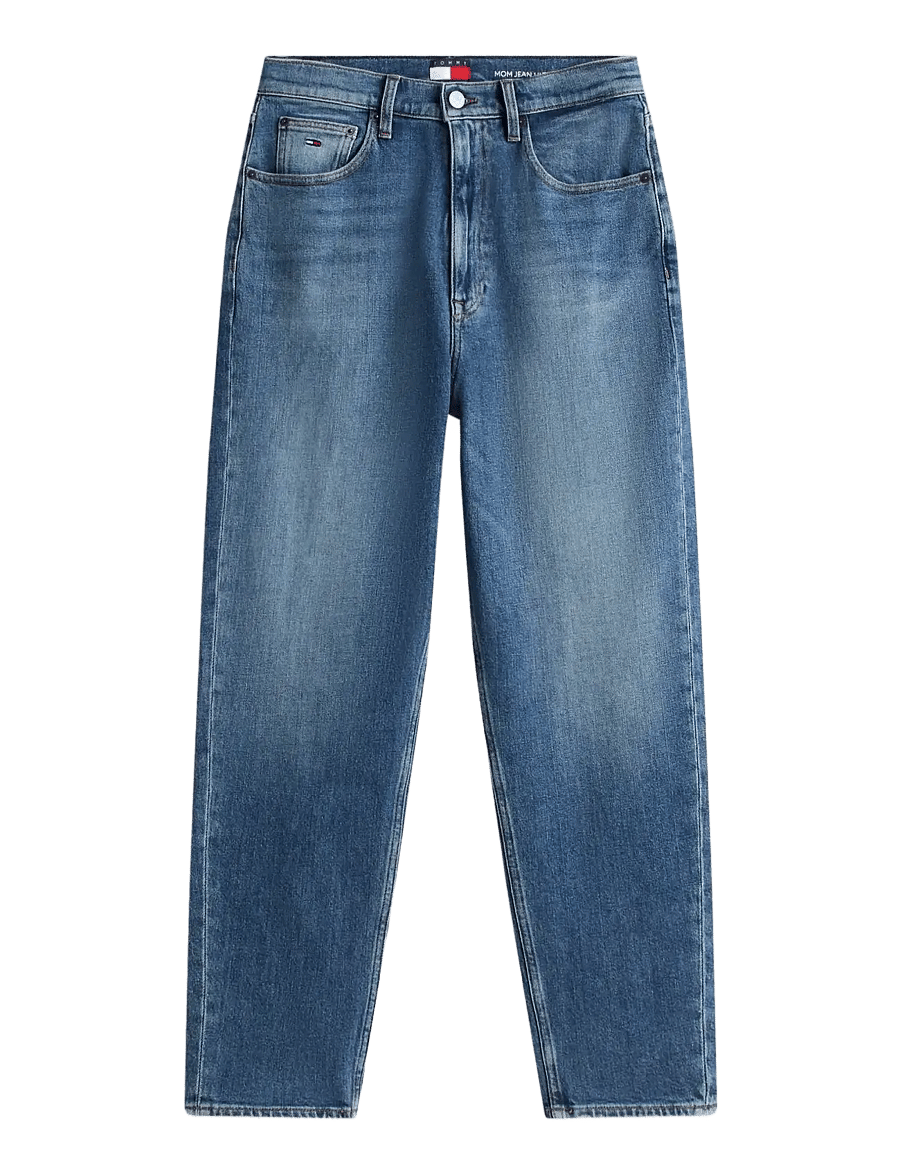 Tommy Jeans - MOM JEAN UH TPR BI0134 - oddmjóar gallabuxur - denim medium - 1