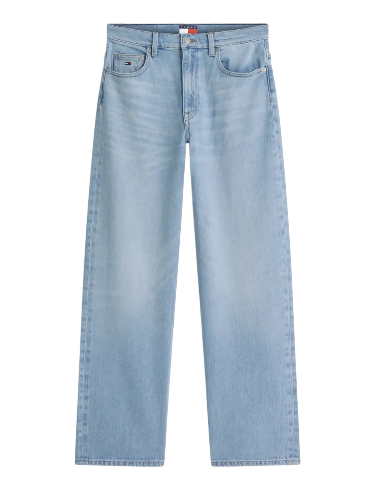 Tommy Jeans LAYLA HR SLIM STR BJ0111 CO - Teksad - DENIM LIGHT / blue