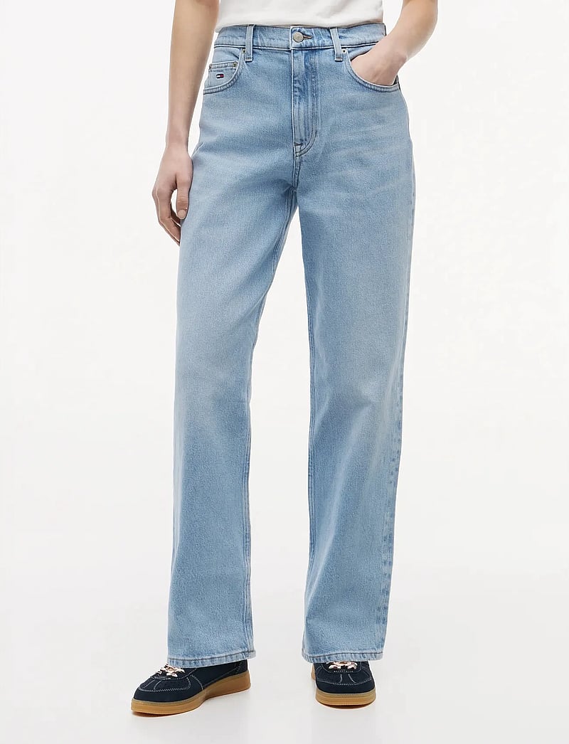 Tommy Jeans - LAYLA HR SLIM STR BJ0111 CO - Įprasto kirpimo džinsai - denim light - 0