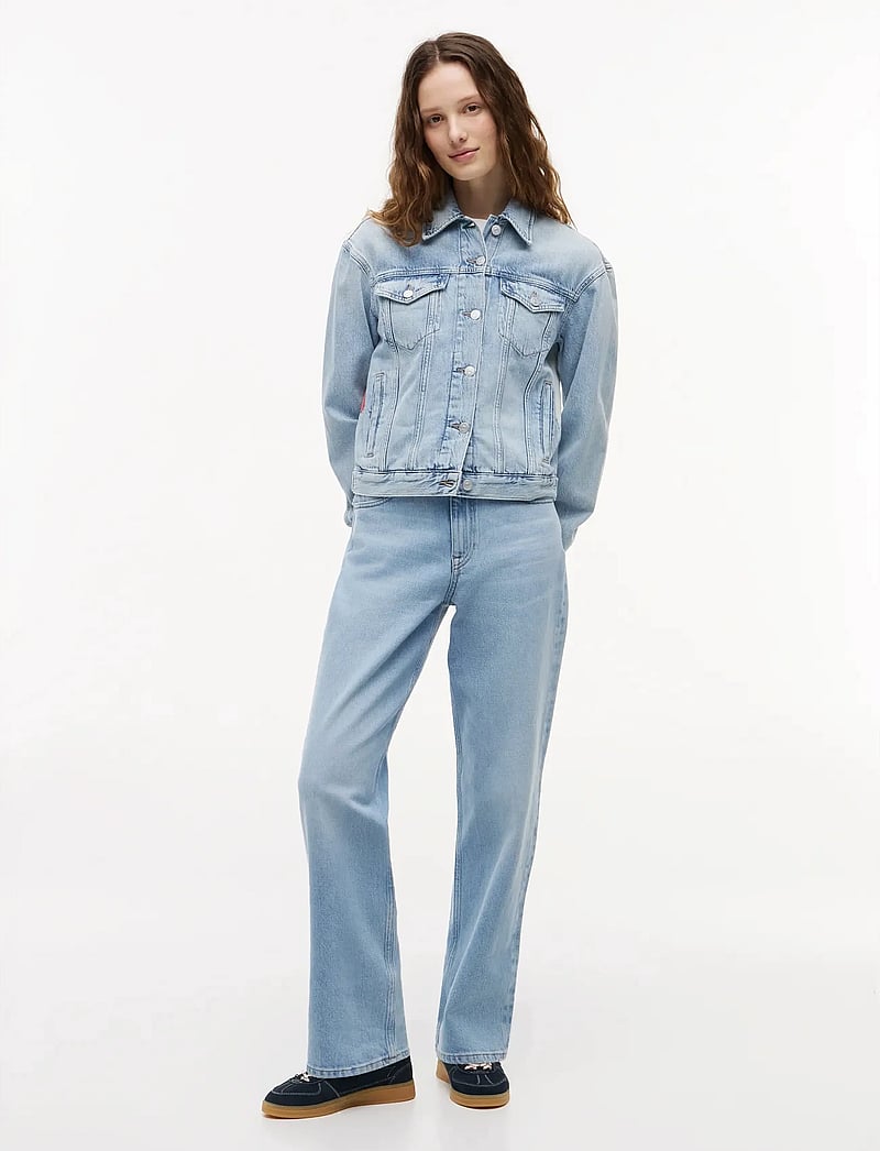 Tommy Jeans - LAYLA HR SLIM STR BJ0111 CO - Įprasto kirpimo džinsai - denim light - 3