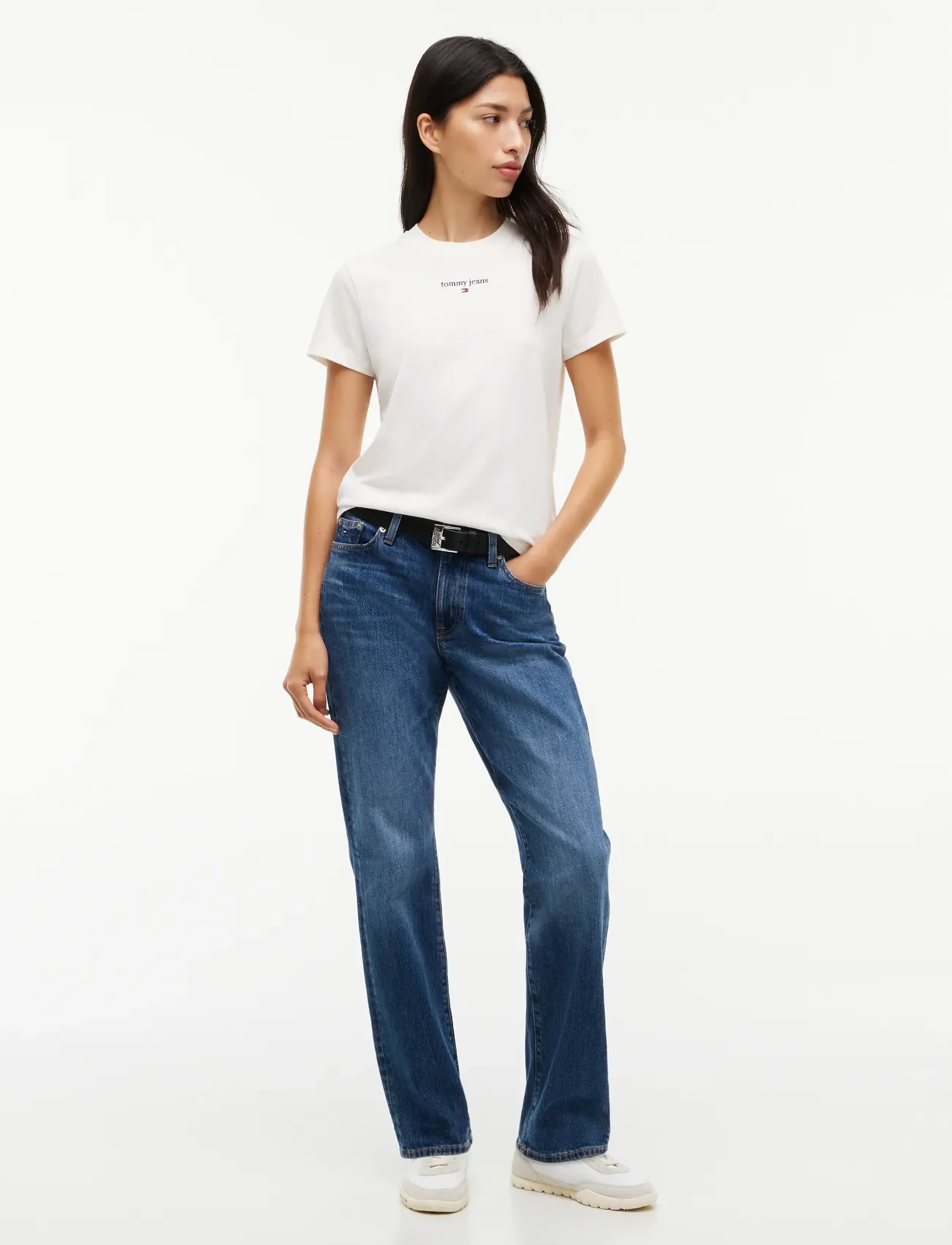 Tommy Jeans - LUCY MID RISE SLIM BJ0155 - skinny jeans - denim dark - 3