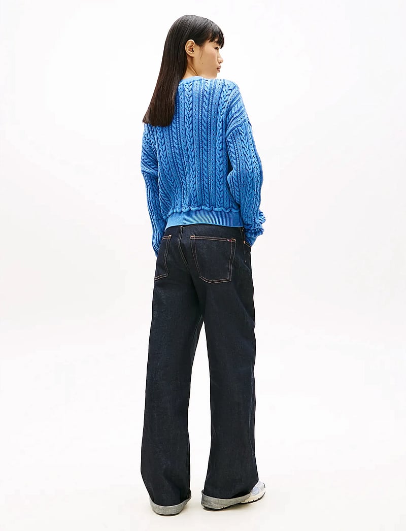 Tommy Jeans - TJW BOXY GMD CARDIGAN - koftor - empire blue - 2