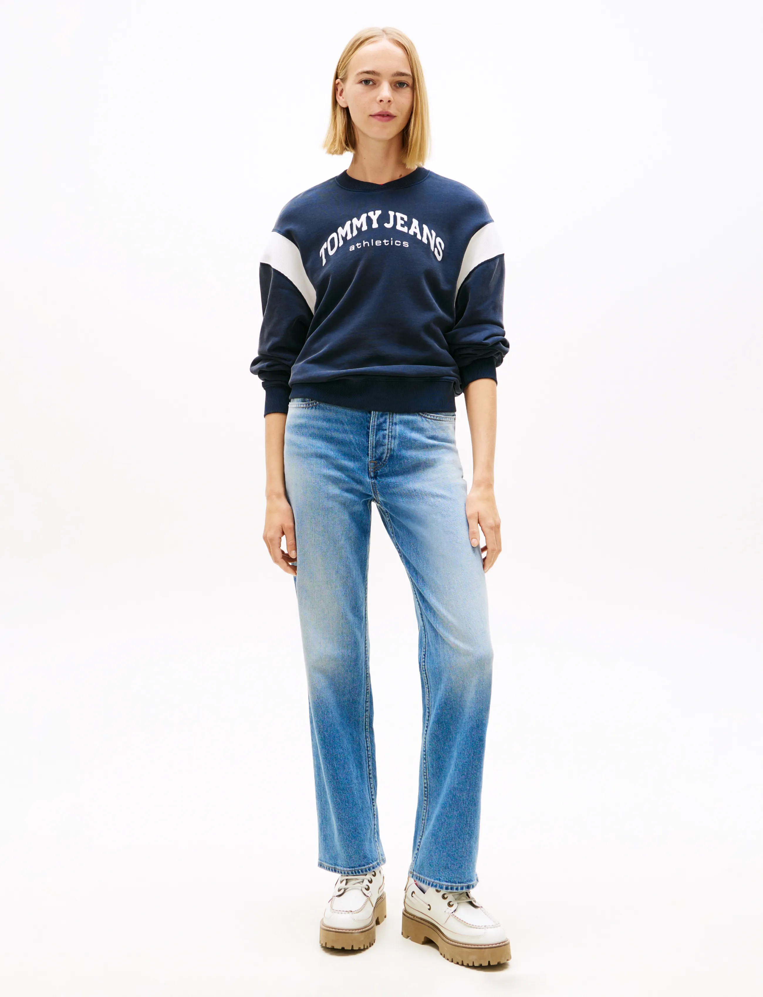Tommy Jeans - LAYLA HIGH RISE STRAIGHT BJA138 - regular jeans - denim medium - 3