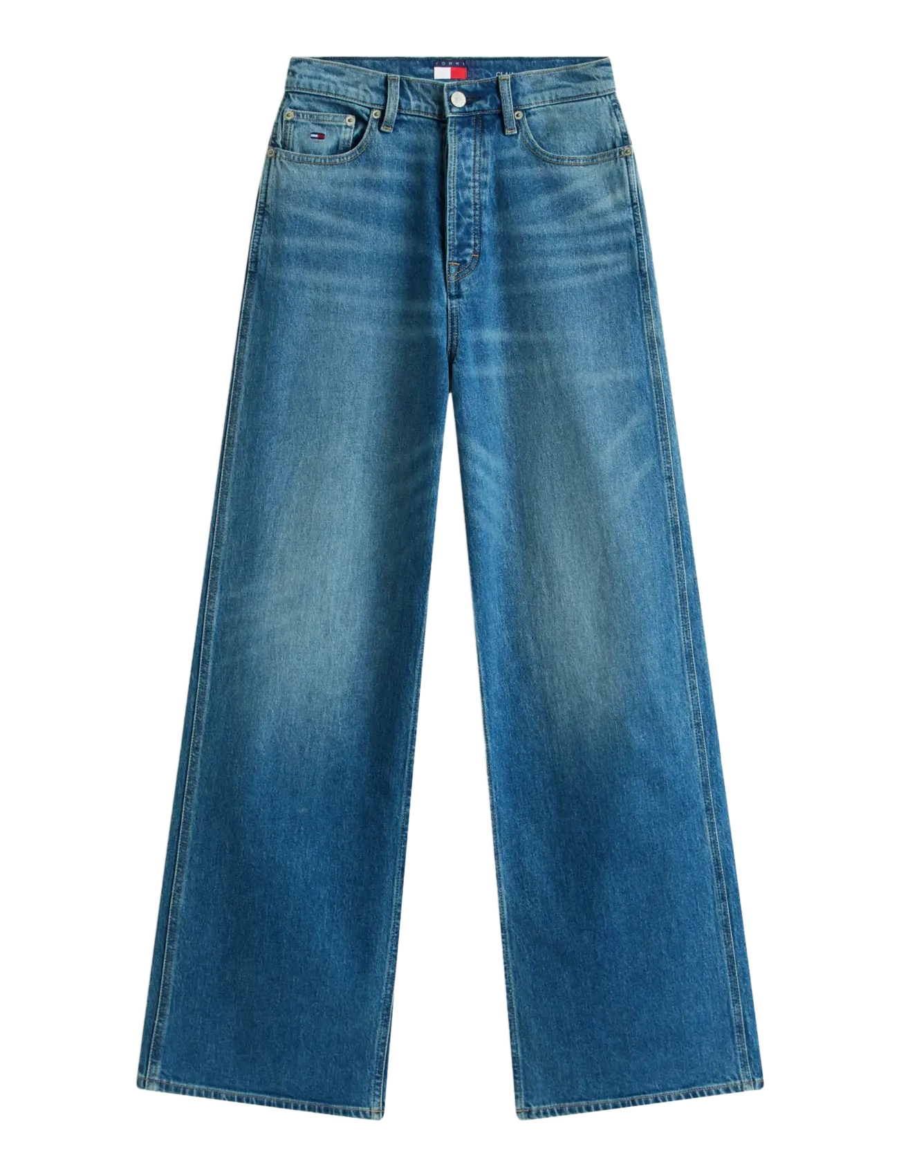 Tommy Jeans - CLAIRE HIGH RISE WIDE BJA130 - denim medium - 1