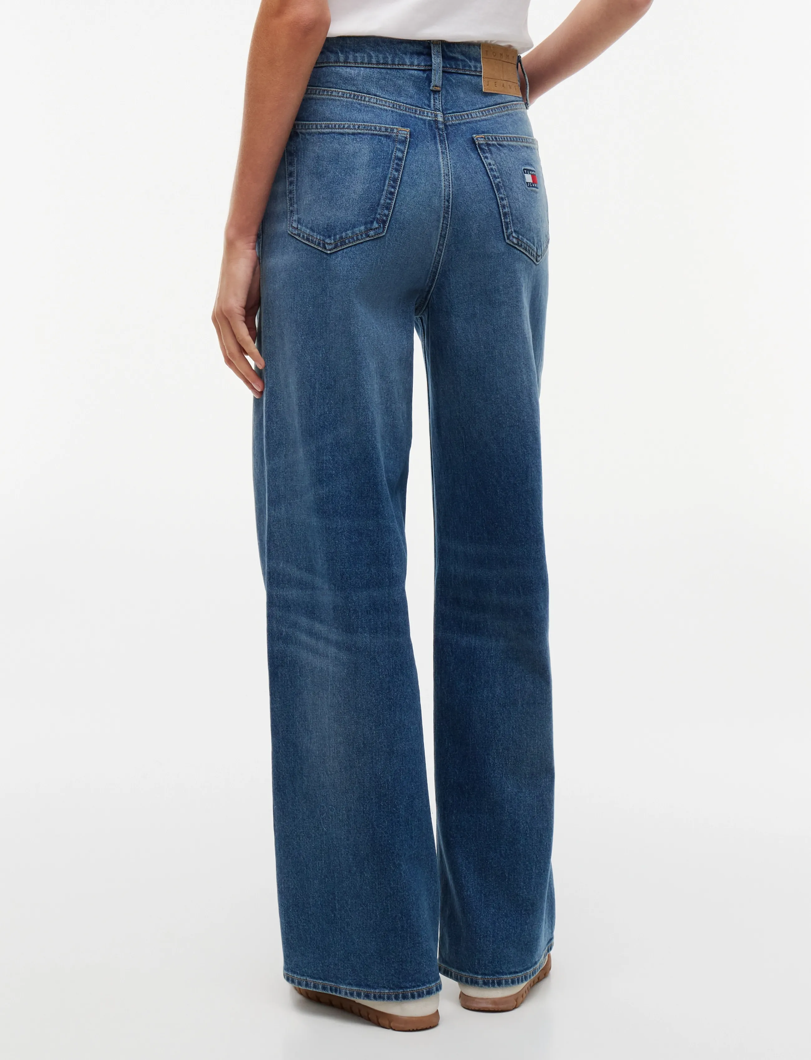 Tommy Jeans - CLAIRE HIGH RISE WIDE BJA130 - denim medium - 2