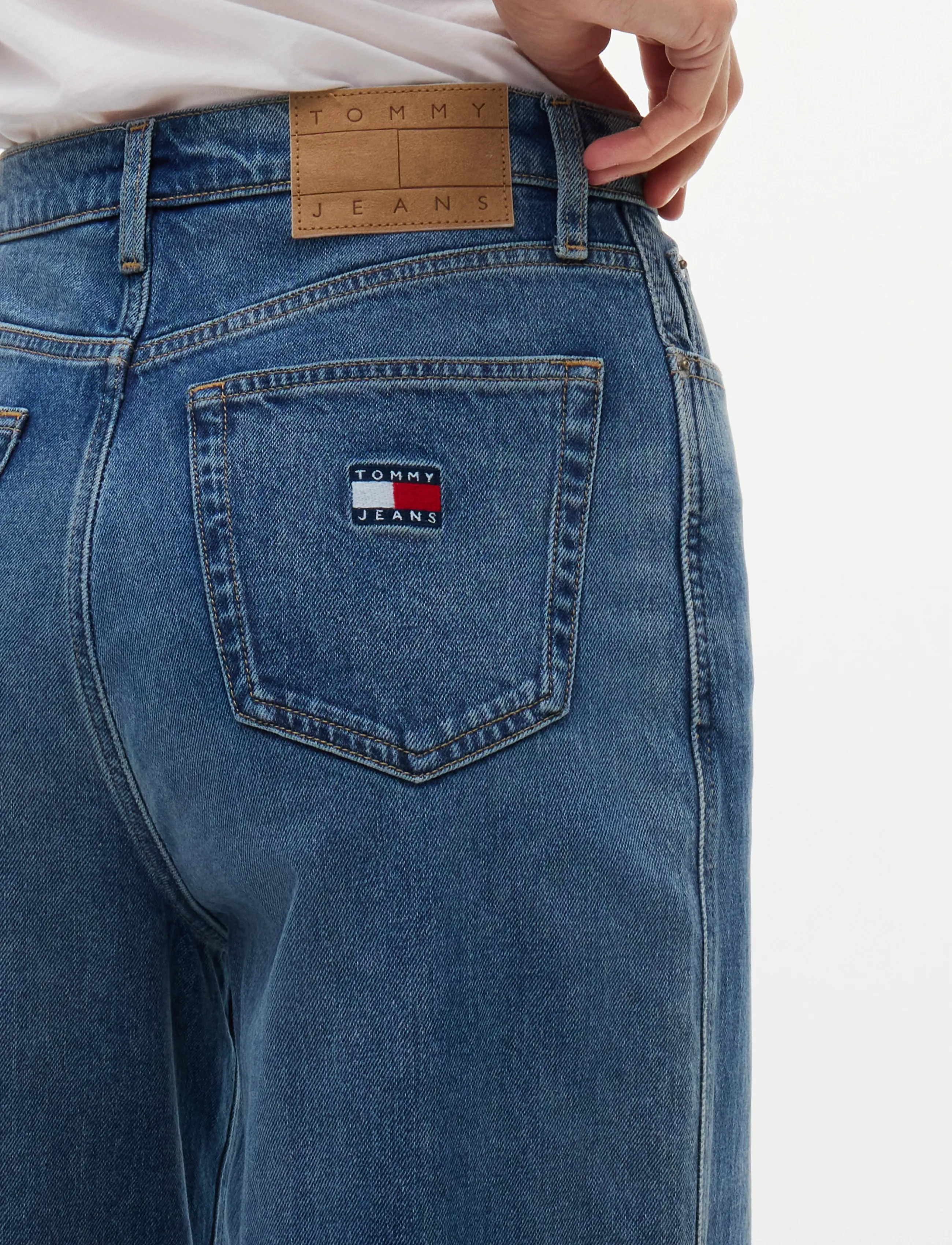 Tommy Jeans - CLAIRE HIGH RISE WIDE BJA130 - denim medium - 5