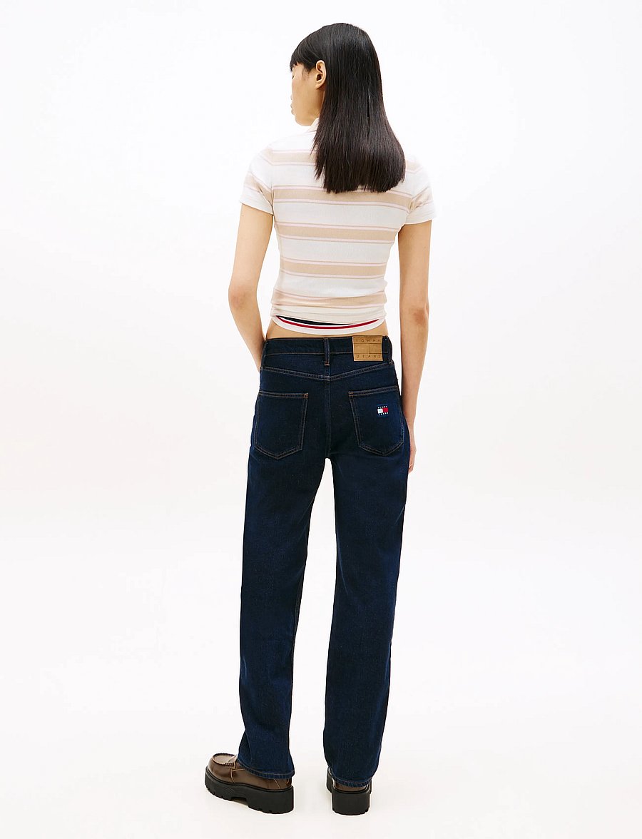 Tommy Jeans - LAYLA HIGH RISE STRAIGHT BJA150 - denim dark - 2
