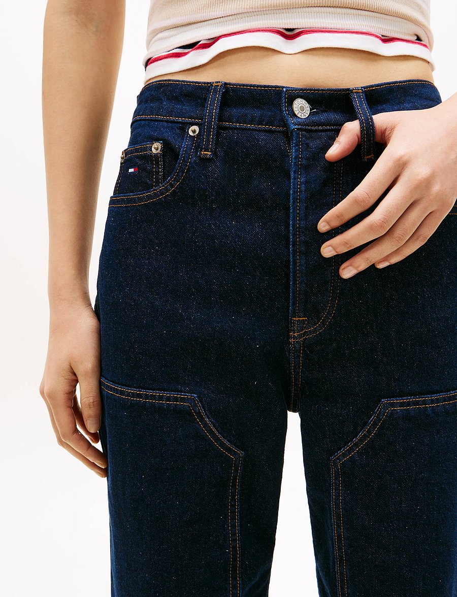 Tommy Jeans - LAYLA HIGH RISE STRAIGHT BJA150 - denim dark - 4