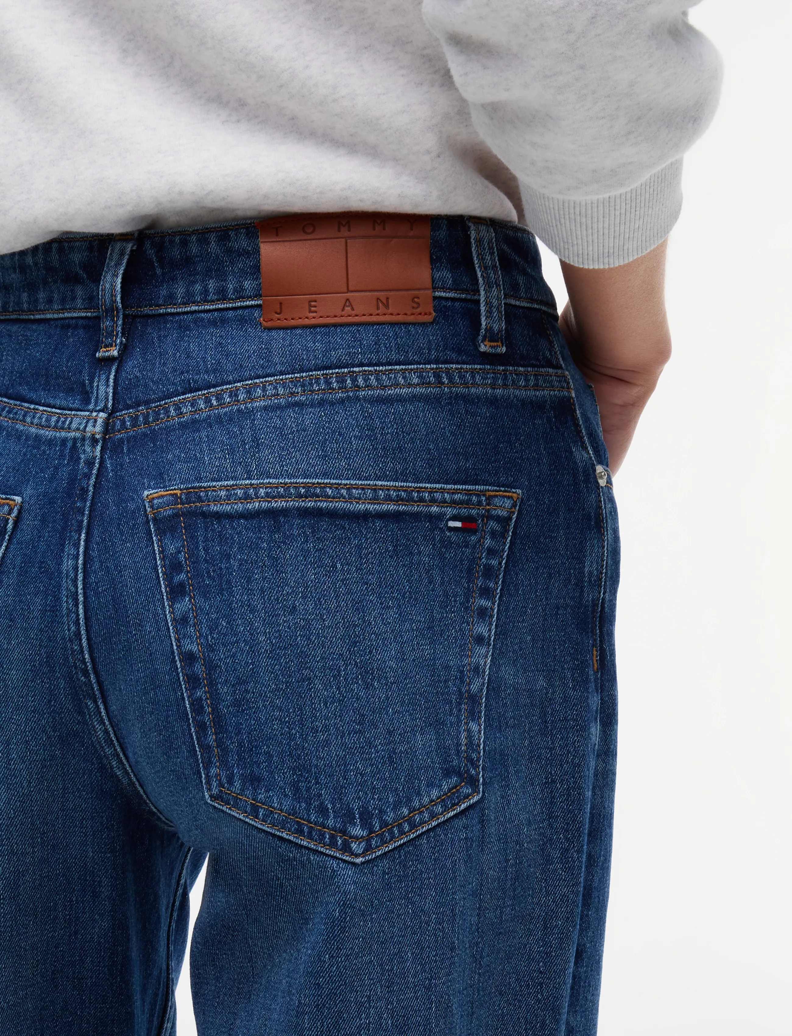 Tommy Jeans - LAYLA HIGH RISE STRAIGHT BJA150 - regular jeans - denim dark - 5