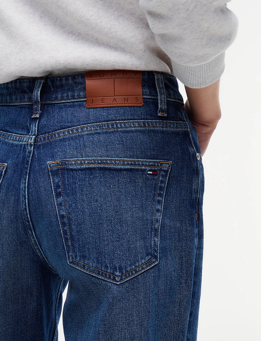 Tommy Jeans - LAYLA HIGH RISE STRAIGHT BJA150 - regular jeans - denim dark - 5