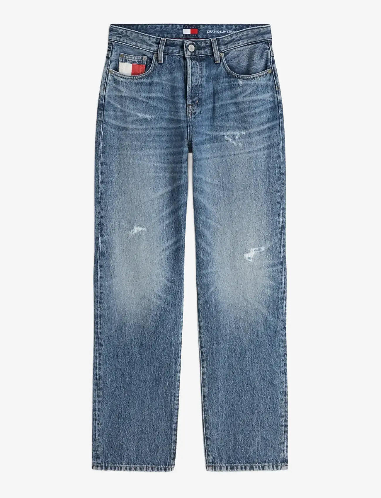 Tommy Jeans - KIRA MR SLIM STR RWB CBF CJ2054 - regular jeans - denim dark - 1