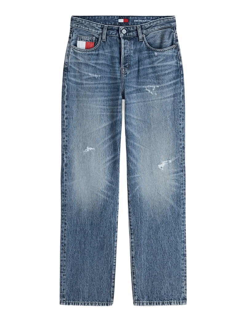 Tommy Jeans - KIRA MR SLIM STR RWB CBF CJ2054 - regular jeans - denim dark - 1