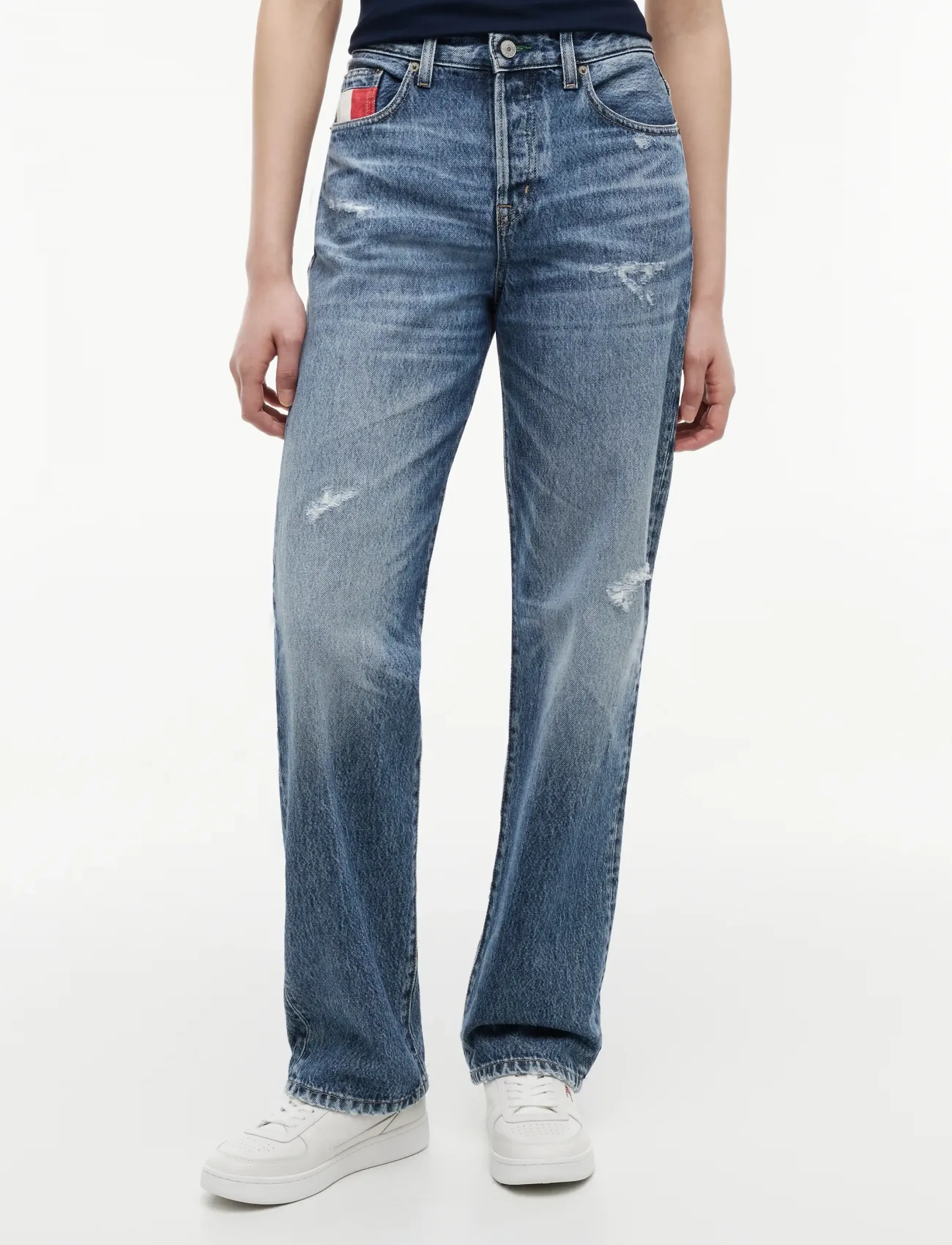 Tommy Jeans Kira Mr Slim Str Rwb Cbf Cj2054, 27 x 32, Jeans, Blau - Straight-regular, Frauen