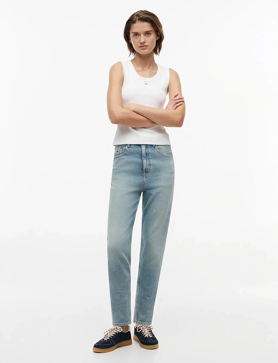 Tommy Jeans - MOM JEAN UH TPR CJ5115 - regular jeans - denim light - 3