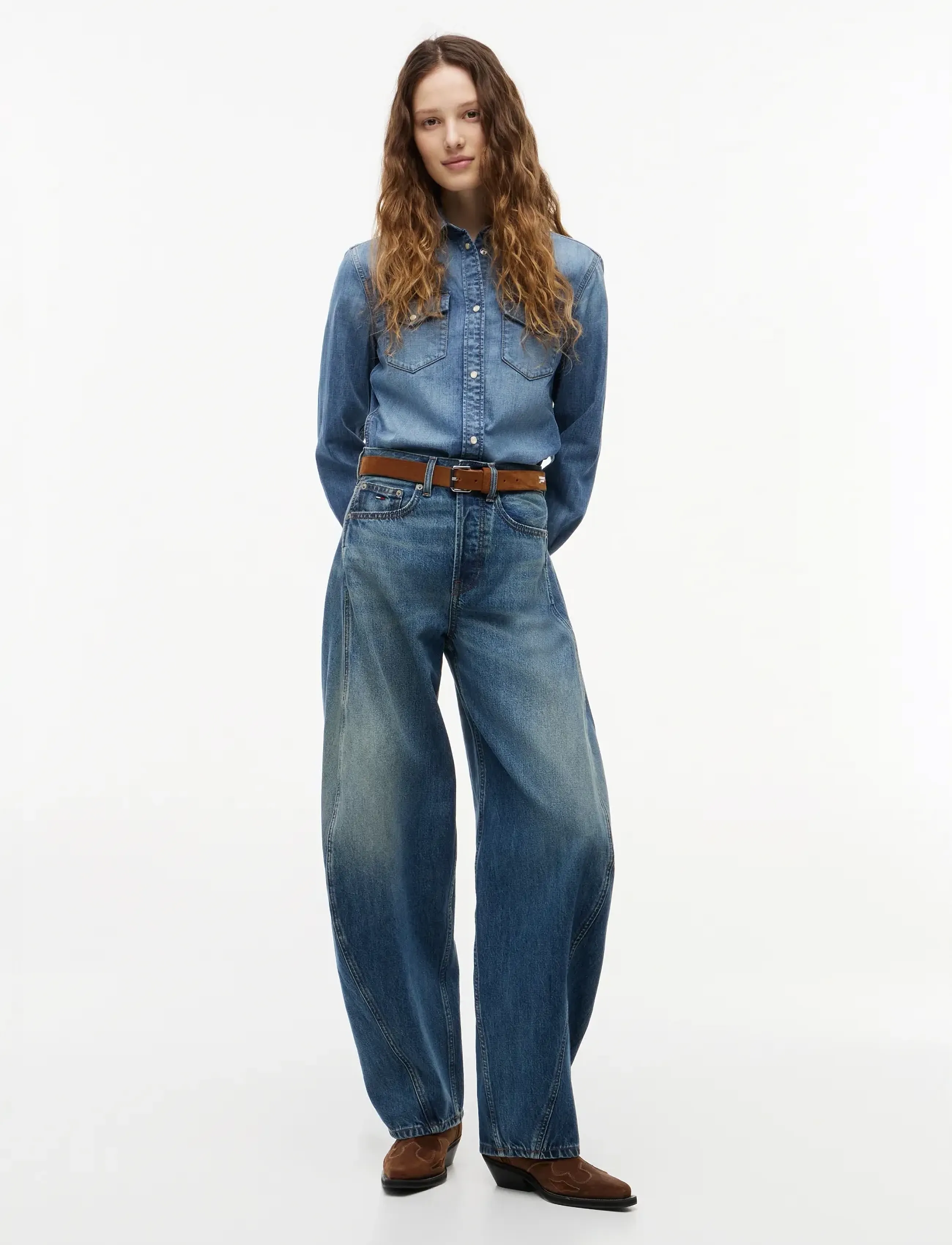 Jeans 'Twisted Seam Mid Rise Barrel' 4