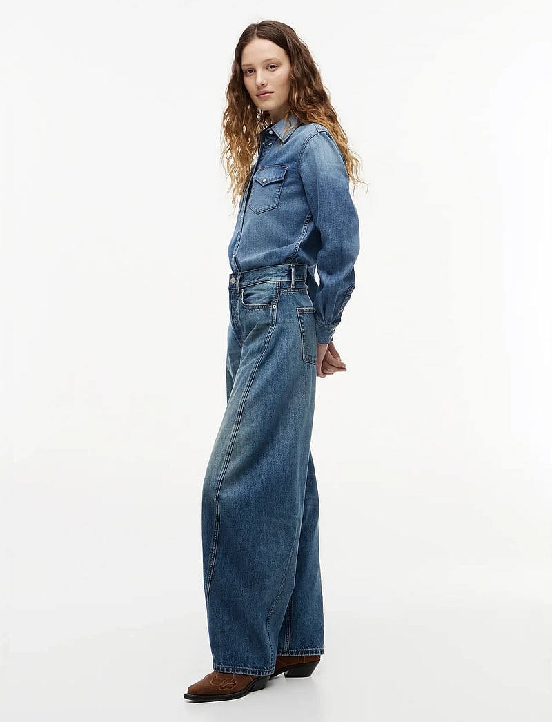 Tommy Jeans - ELLA MID BARREL CBF CJ6034 - barrel jeans - denim dark - 5