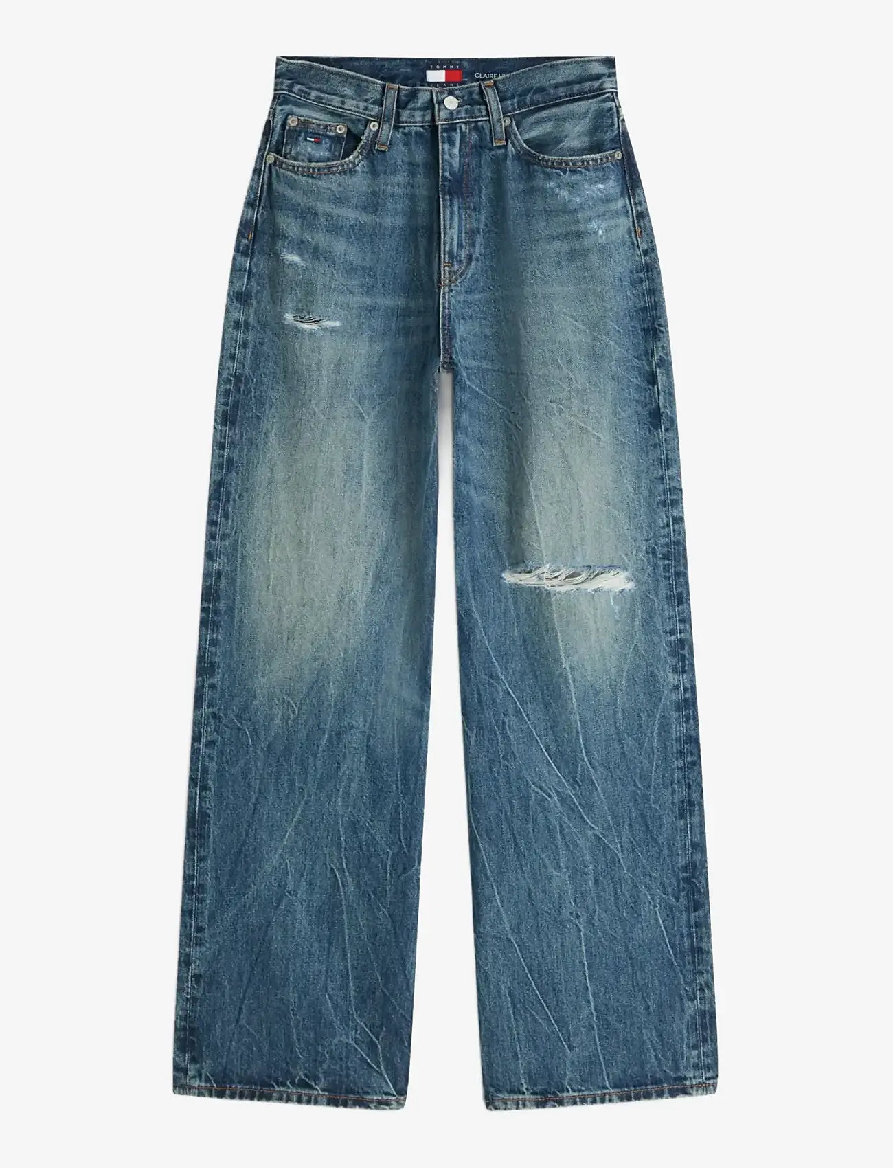 Tommy Jeans - CLAIRE HR WIDE CJ2031 - brede jeans - denim dark - 1
