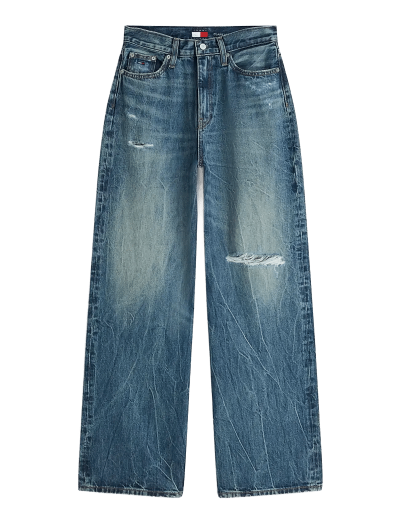 Tommy Jeans - CLAIRE HR WIDE CJ2031 - brede jeans - denim dark - 1