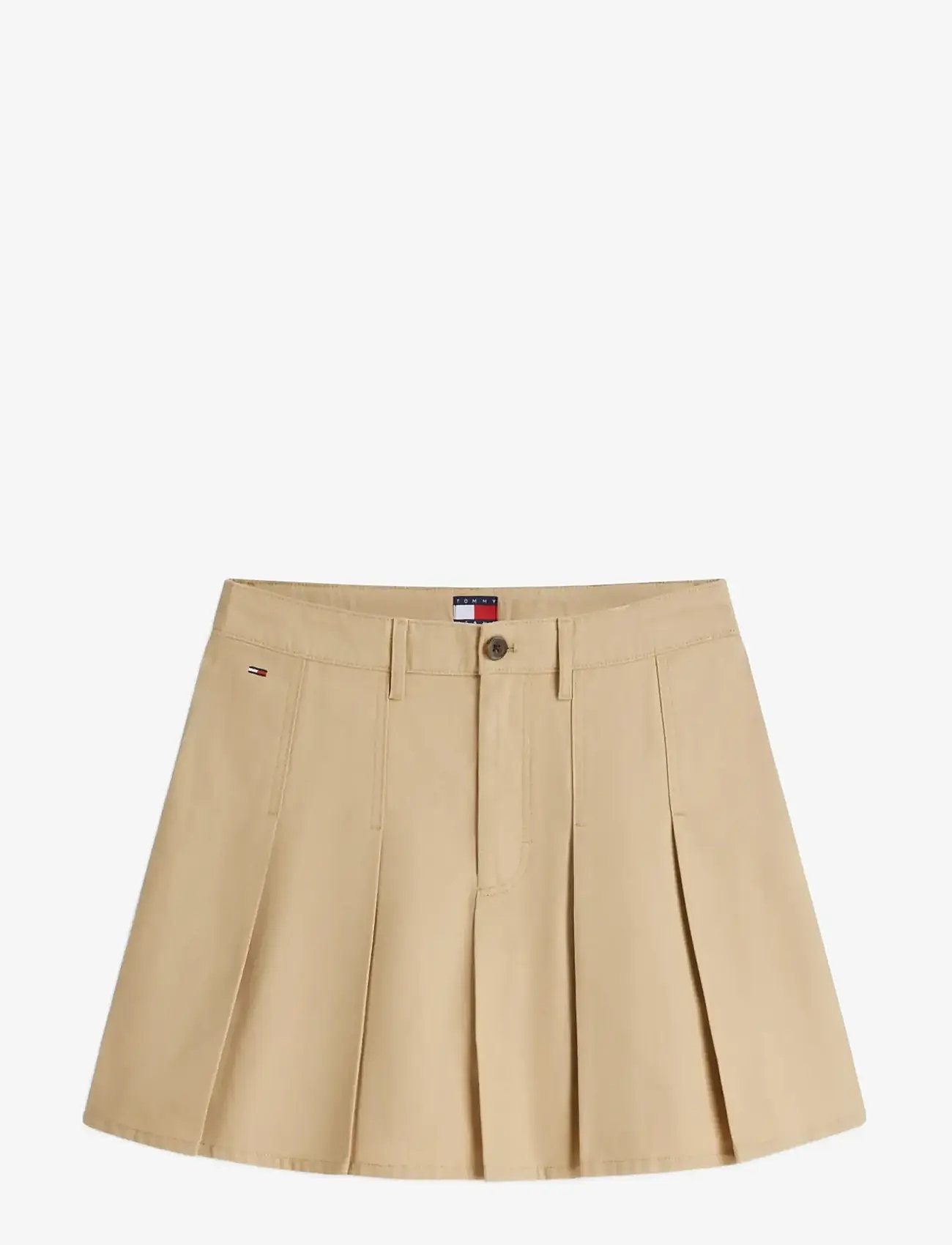 Tommy Jeans - TJW GMD PLEATED MINI SKIRT - plisserede nederdele - gentle gold - 1