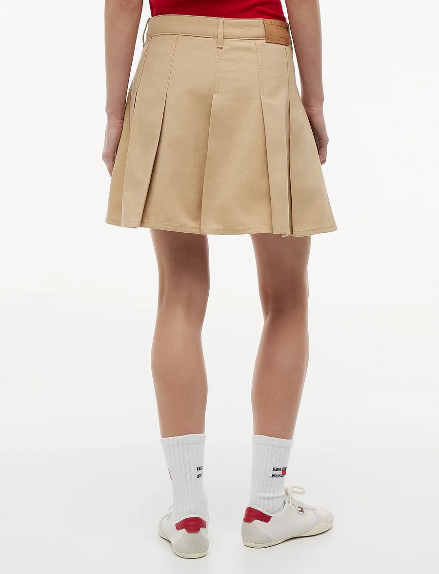 Tommy Jeans - TJW GMD PLEATED MINI SKIRT - plisserede nederdele - gentle gold - 2