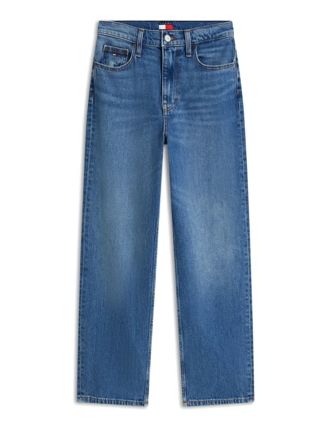 Tommy Jeans - LAYLA HIGH RISE STRAIGHT BJ0133 - teksad - denim medium - 1