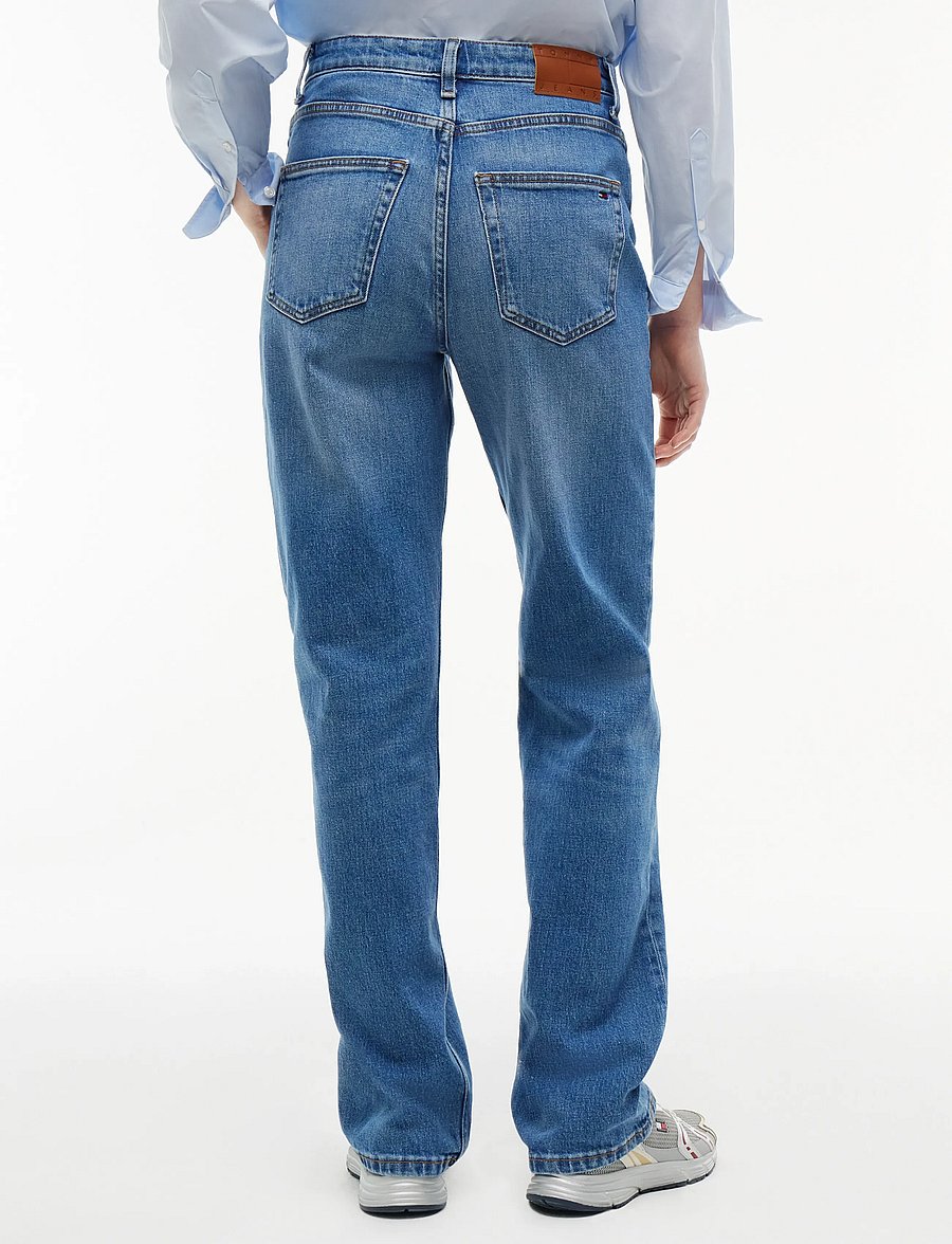 Tommy Jeans - LAYLA HIGH RISE STRAIGHT BJ0133 - teksad - denim medium - 2