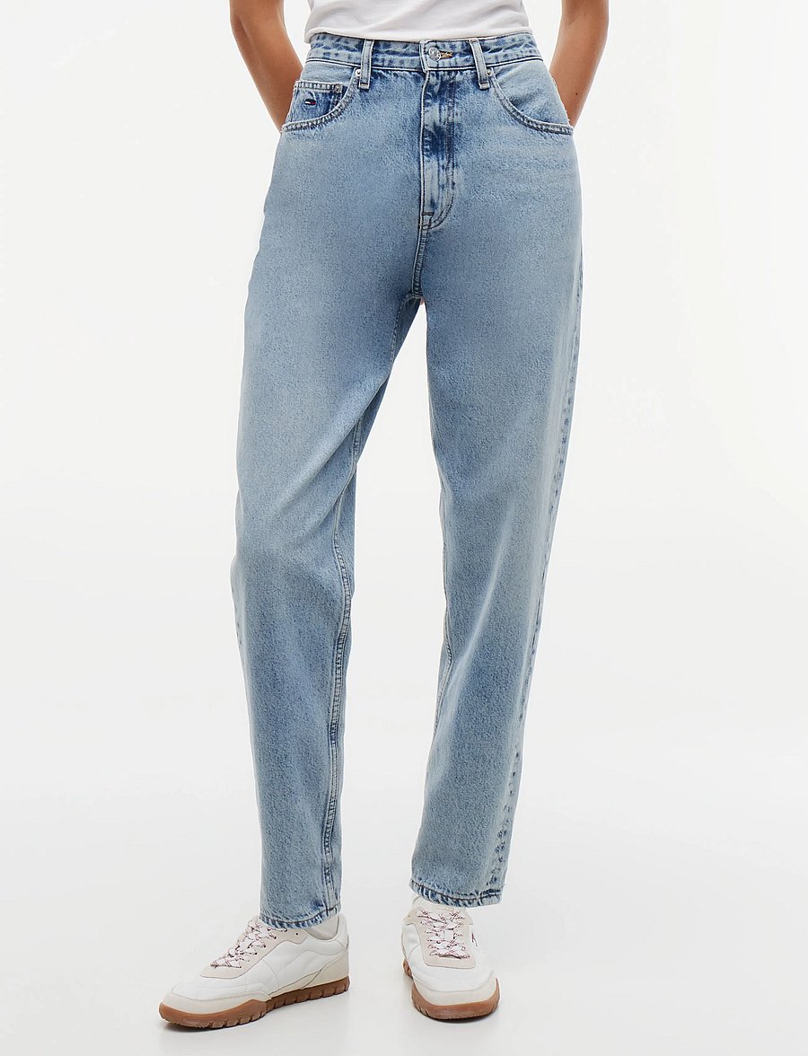Tommy Jeans - 90S MOM HIGH TAPERED DJ5014 - regular jeans - denim light - 0