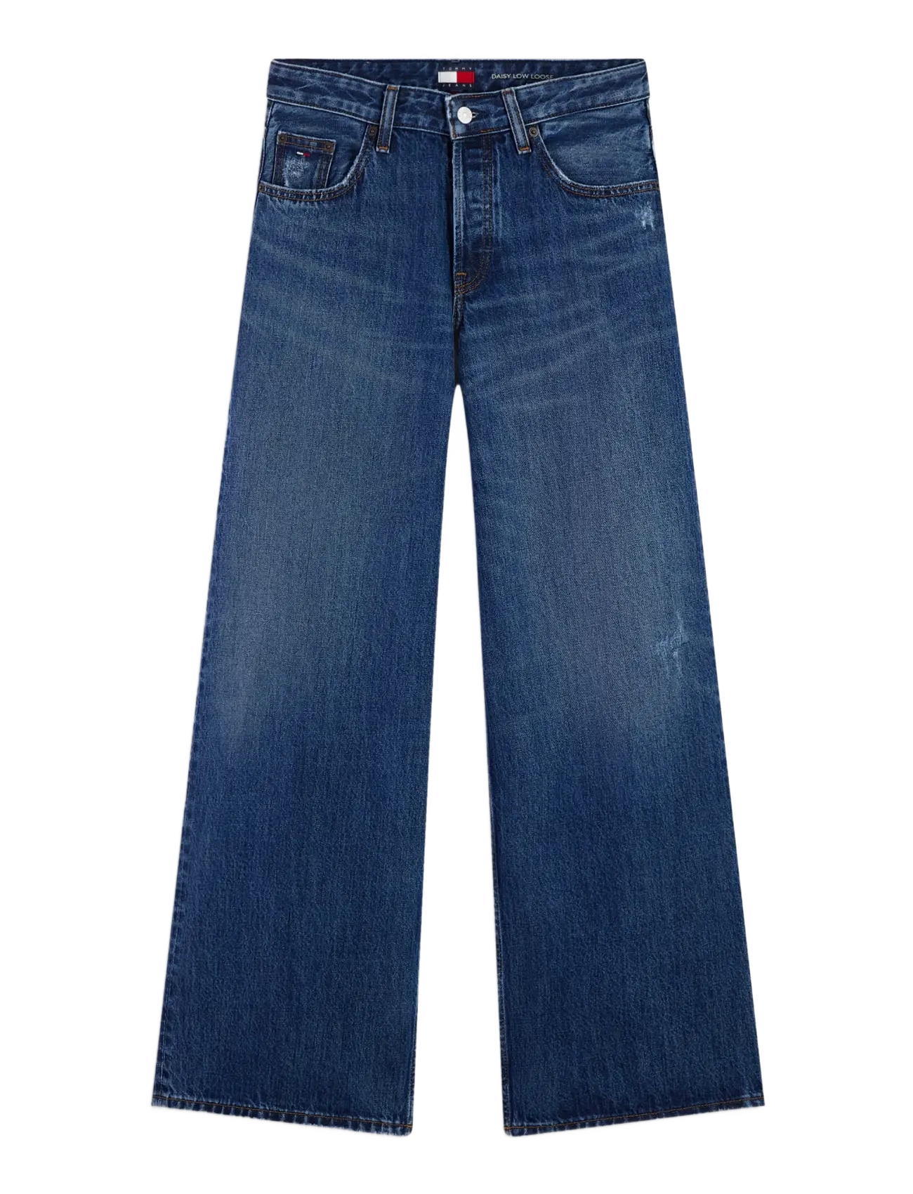 Tommy Jeans DAISY  LOW RISE LOOSE DJ6031 - Igapäevane stiil - DENIM MEDIUM / blue