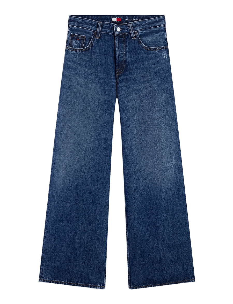 Tommy Jeans - DAISY LOW RISE LOOSE DJ6031 - laiad teksad - denim medium - 0